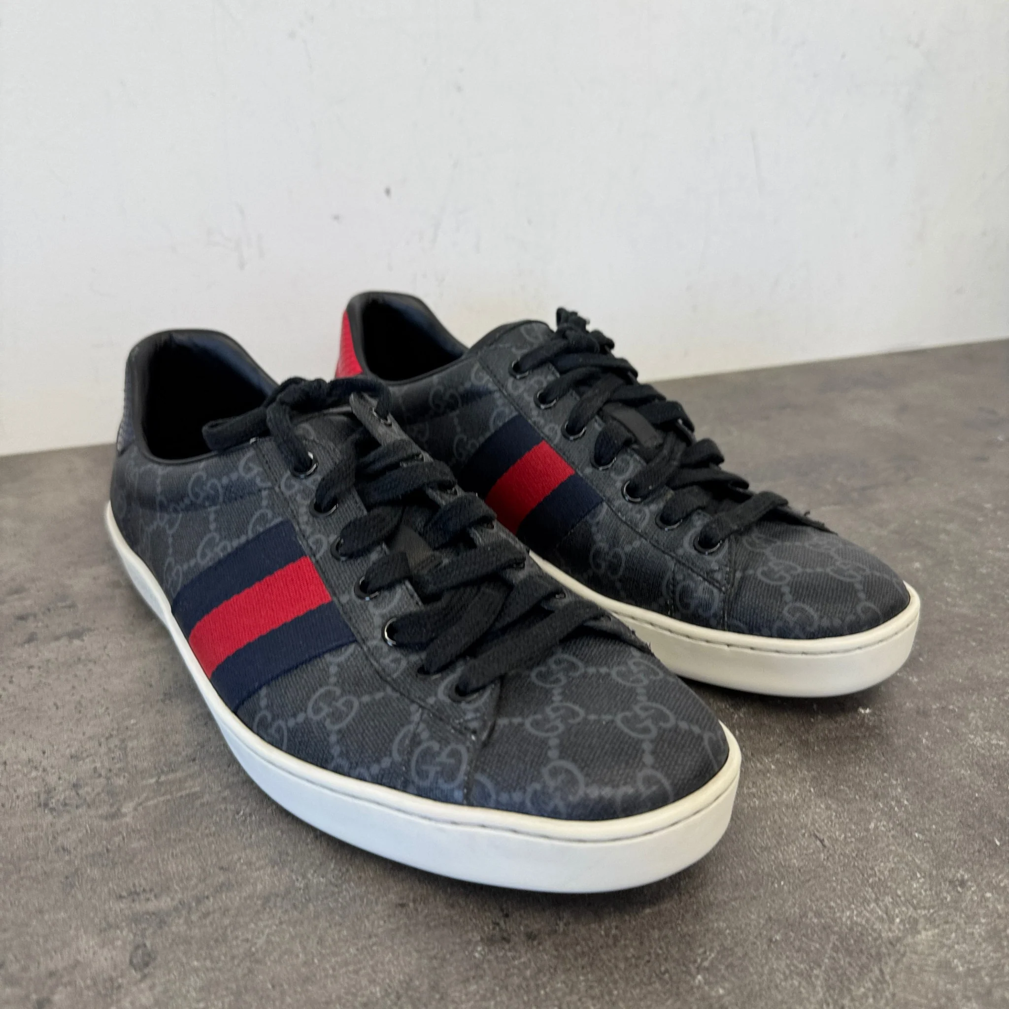 Men's Ace Gg Supreme Low Trainers Black Size EU 42 / UK 8 - Image 12