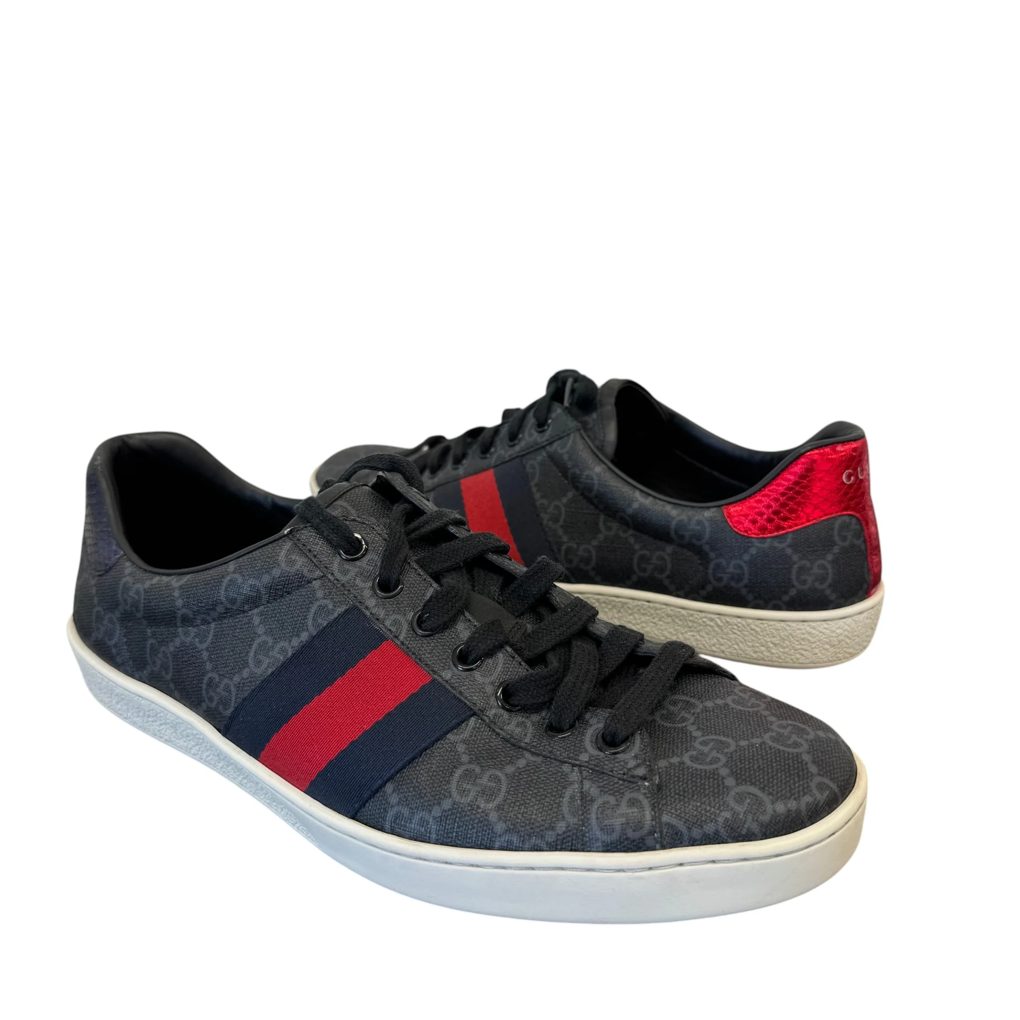 Men's Ace Gg Supreme Low Trainers Black Size EU 42 / UK 8 - Image 3