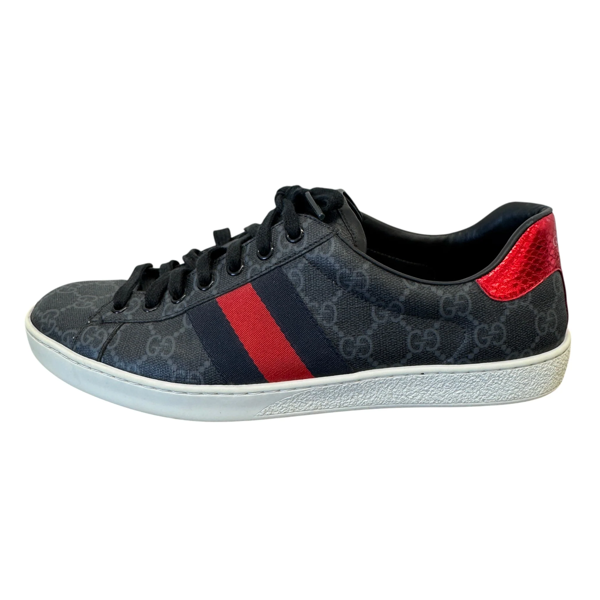 Men's Ace Gg Supreme Low Trainers Black Size EU 42 / UK 8 - Image 4