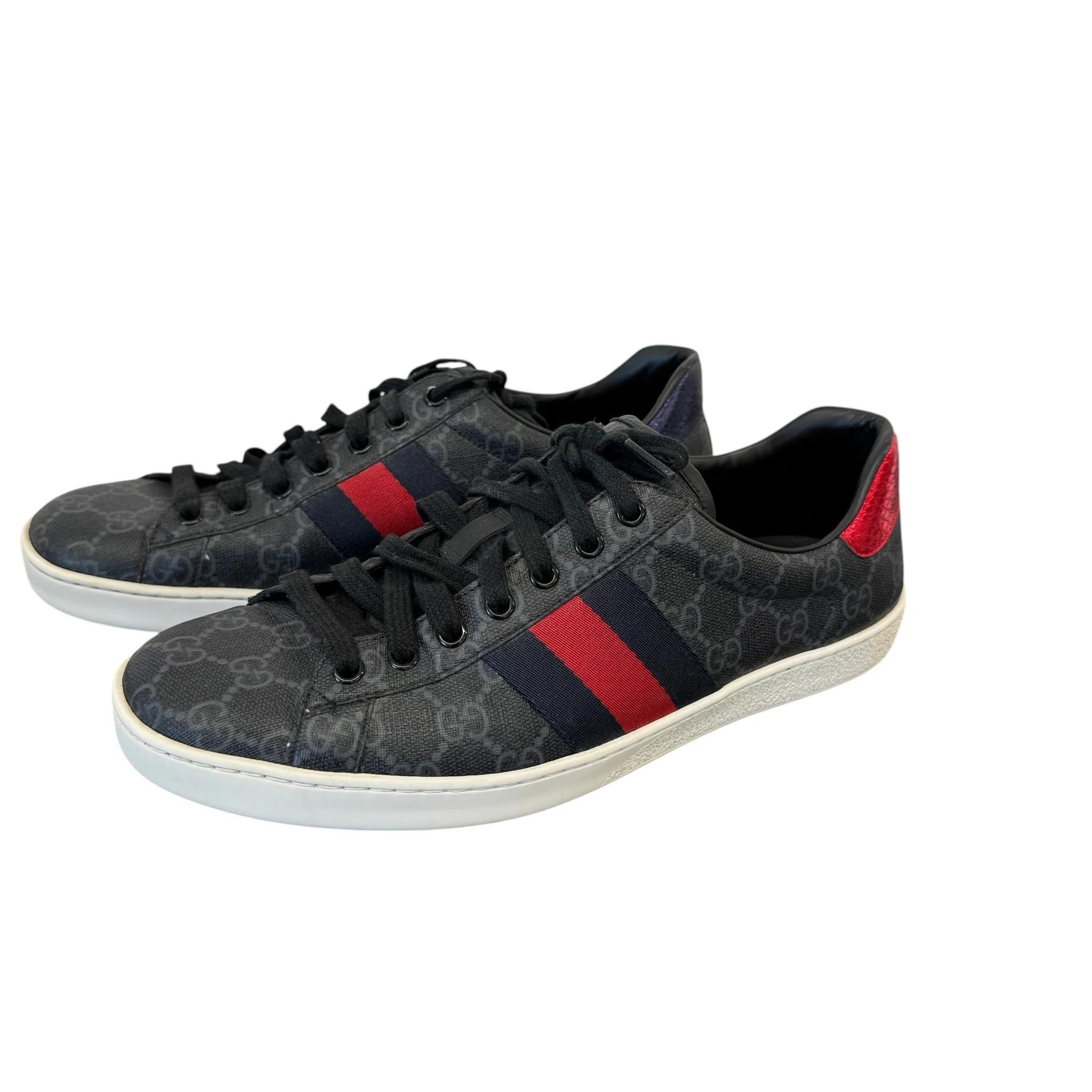 Men's Ace Gg Supreme Low Trainers Black Size EU 42 / UK 8 - Image 6