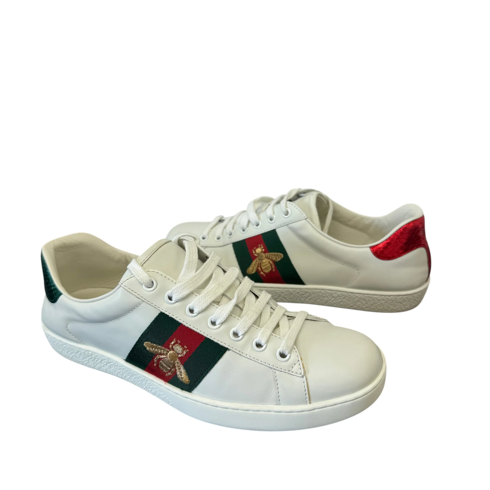 Men's Ace Low Trainers White Size EU 41.5 / UK 7.5 - Image 3