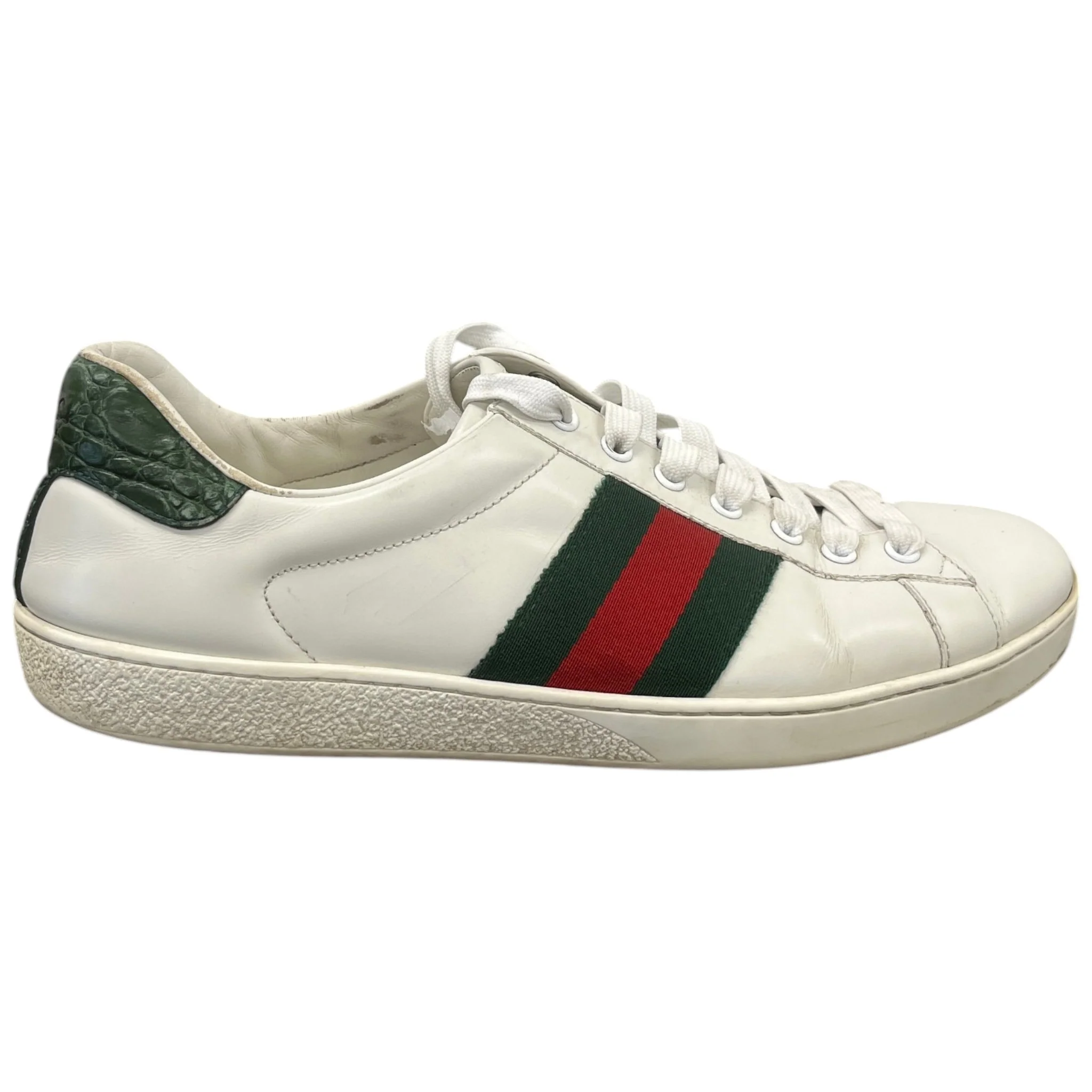 Men's Ace Low Trainers White Size EU 42 / UK 8 - Image 4