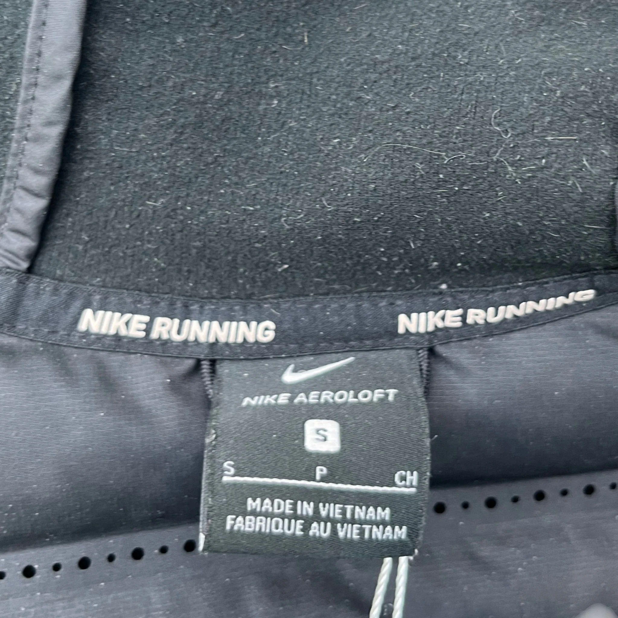 Men's Aeroloft Padded Hybrid Jacket Black Size S - Image 7
