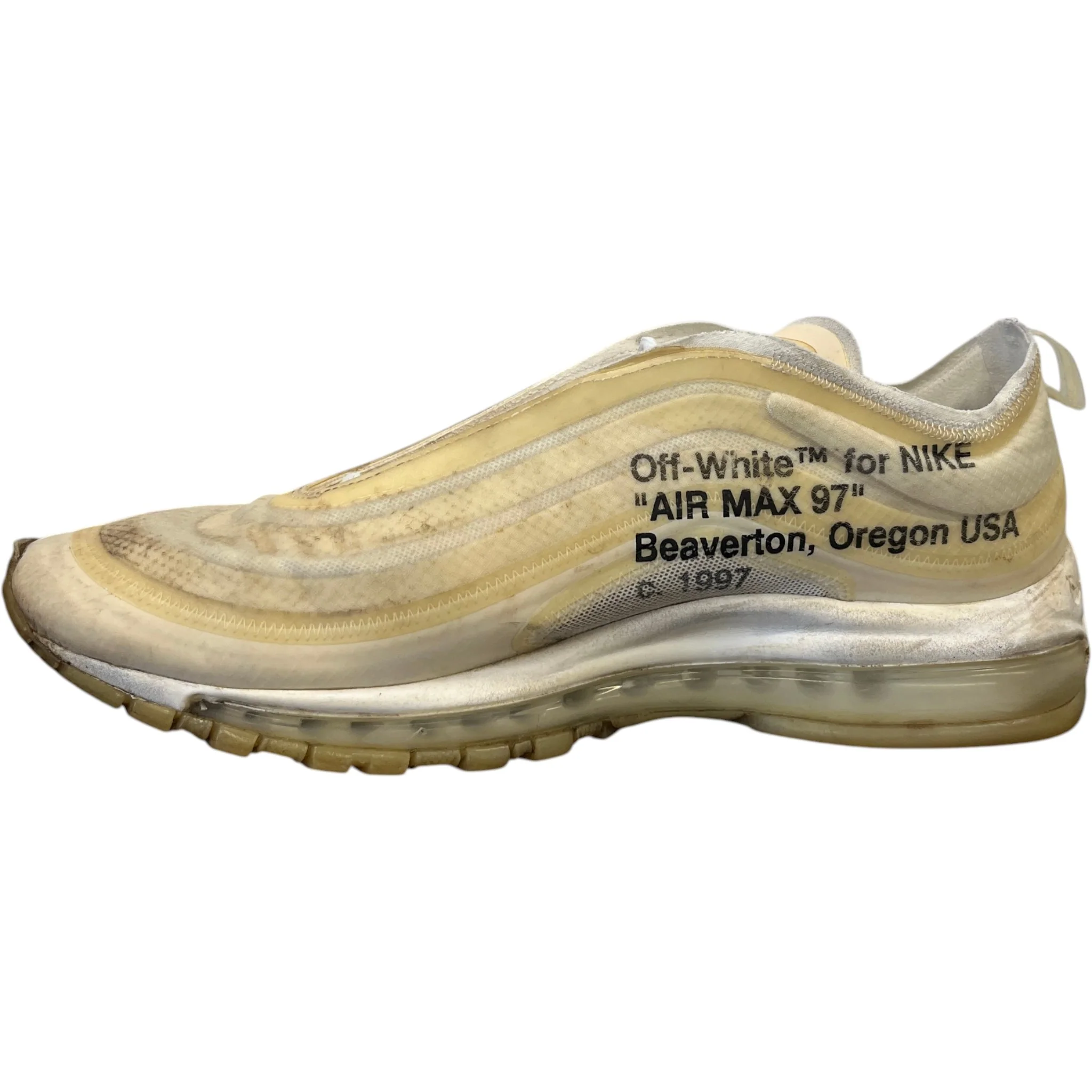 Men's Air Max 97 The Ten Low Trainers Beige Size EU 44 / UK 10 - Image 2