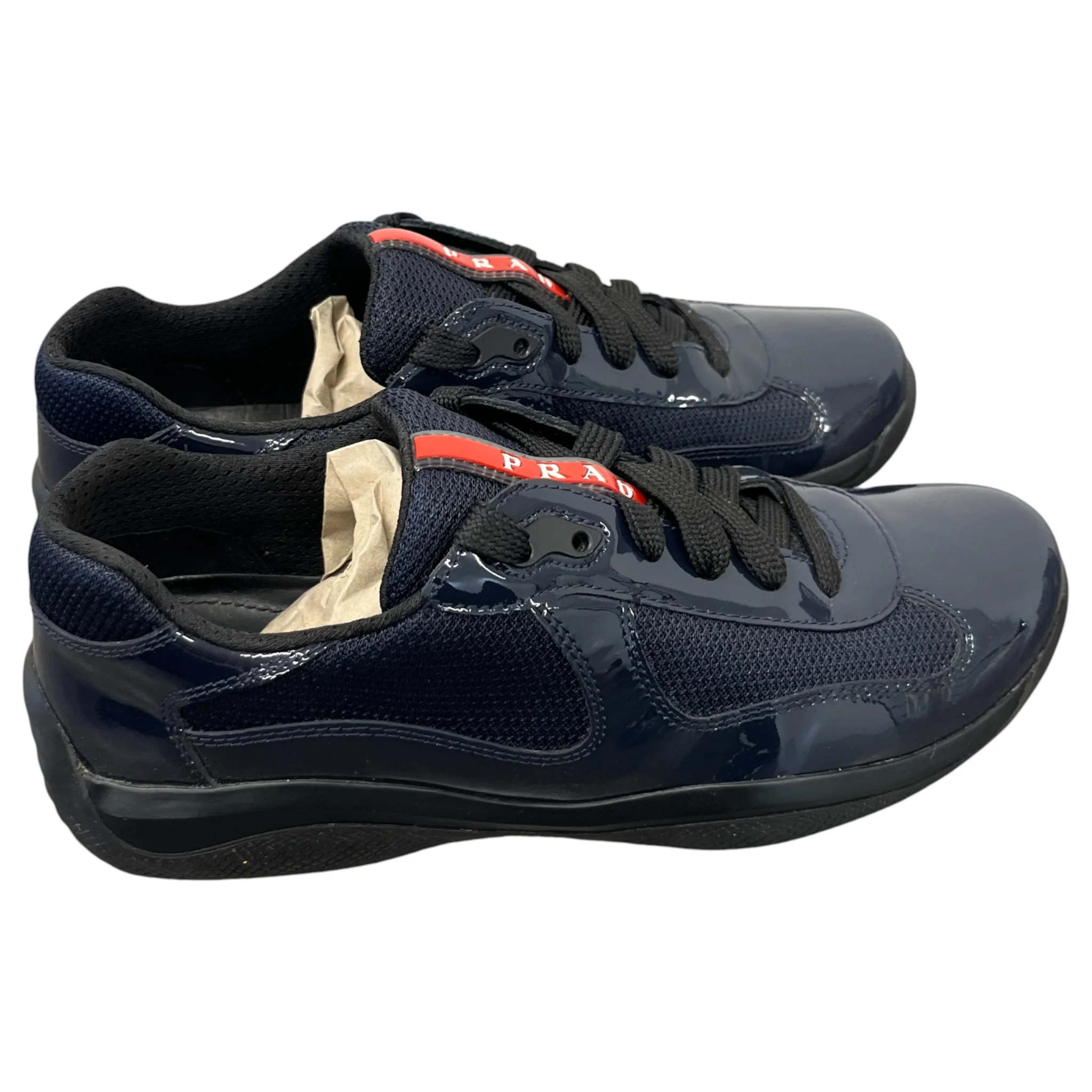 Men's Americas Cup Low Trainers Navy Size EU 39 / UK 5 - Image 8