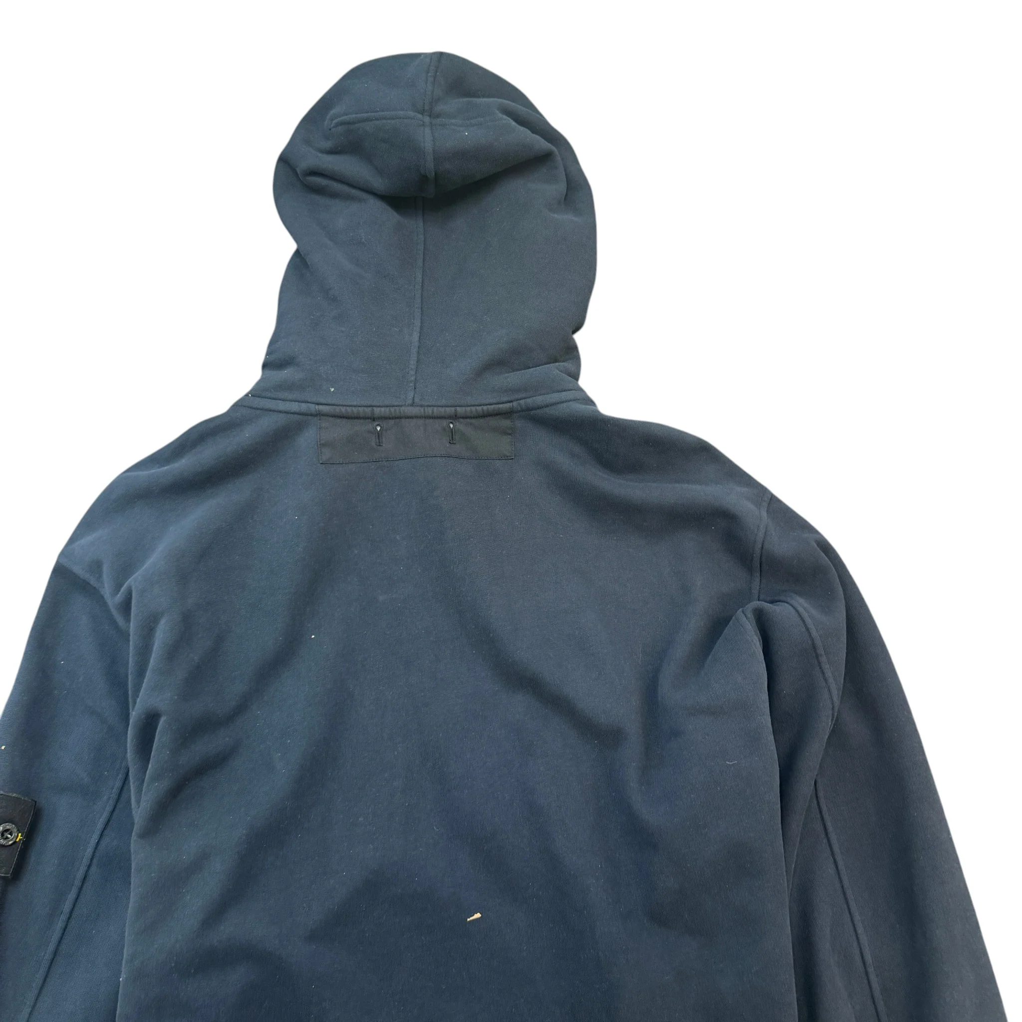 Men's Applique Logo Hoodie Blue Size XXL - Image 4