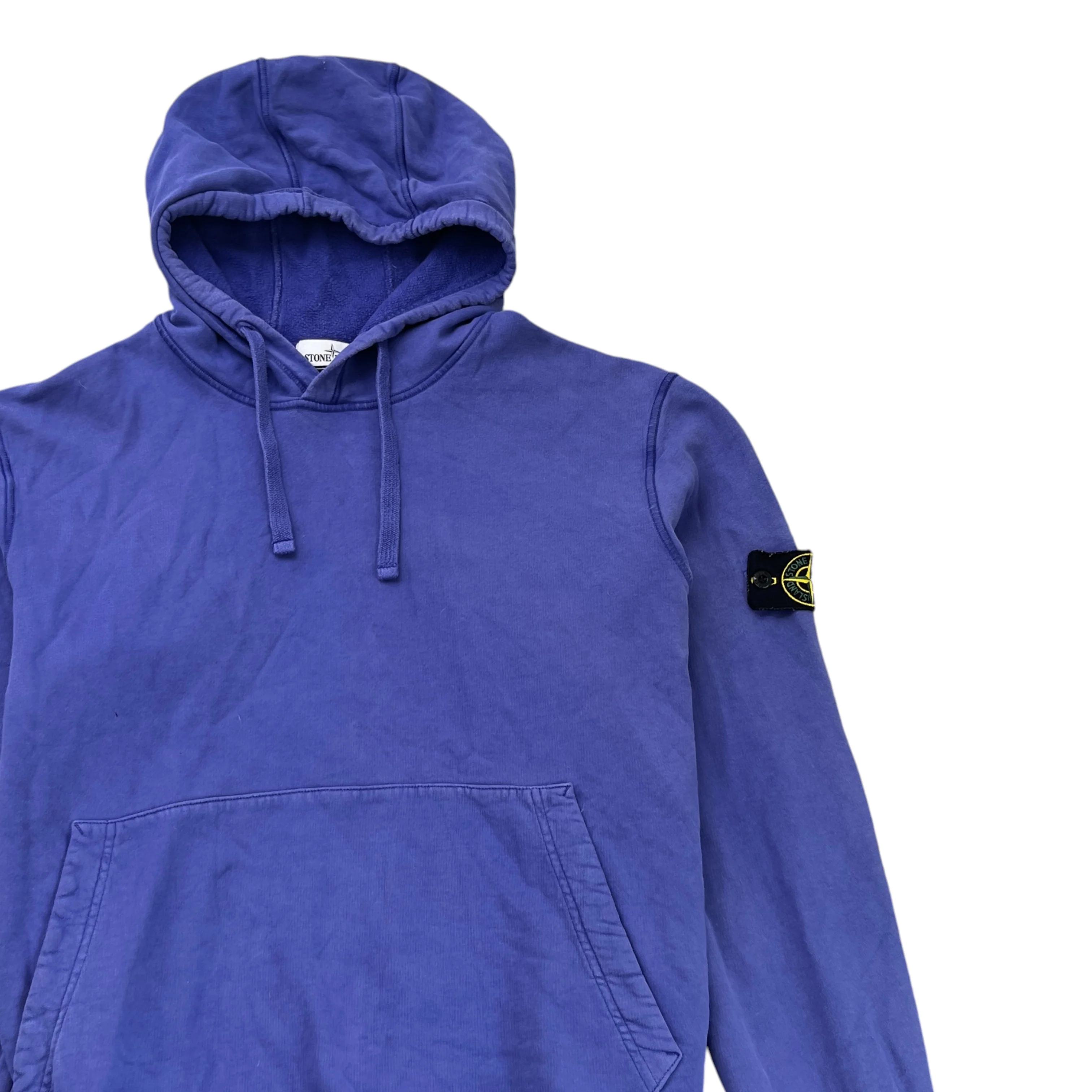 Men's Applique Logo Hoodie Blue Size XXL - Image 3