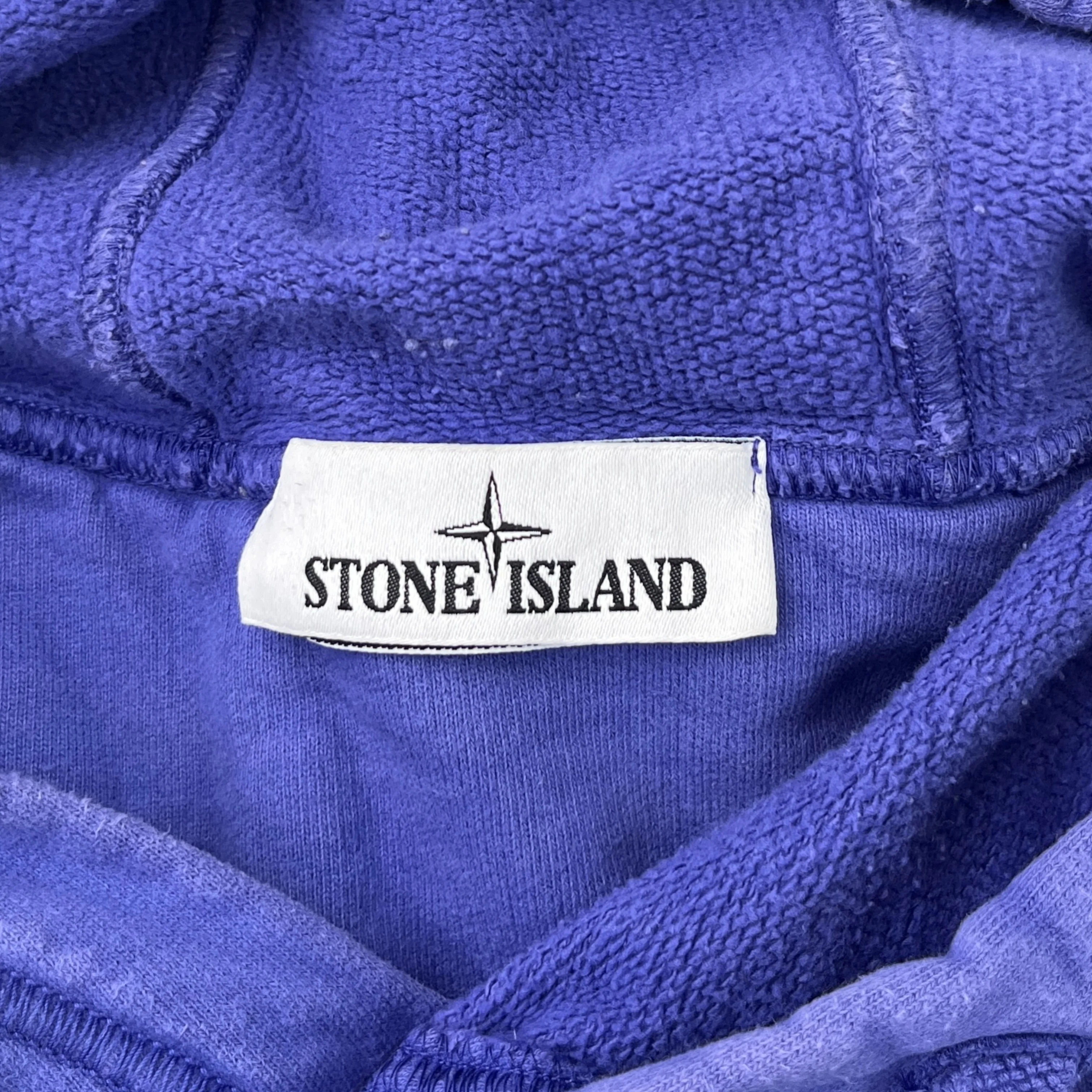 Men's Applique Logo Hoodie Blue Size XXL - Image 7