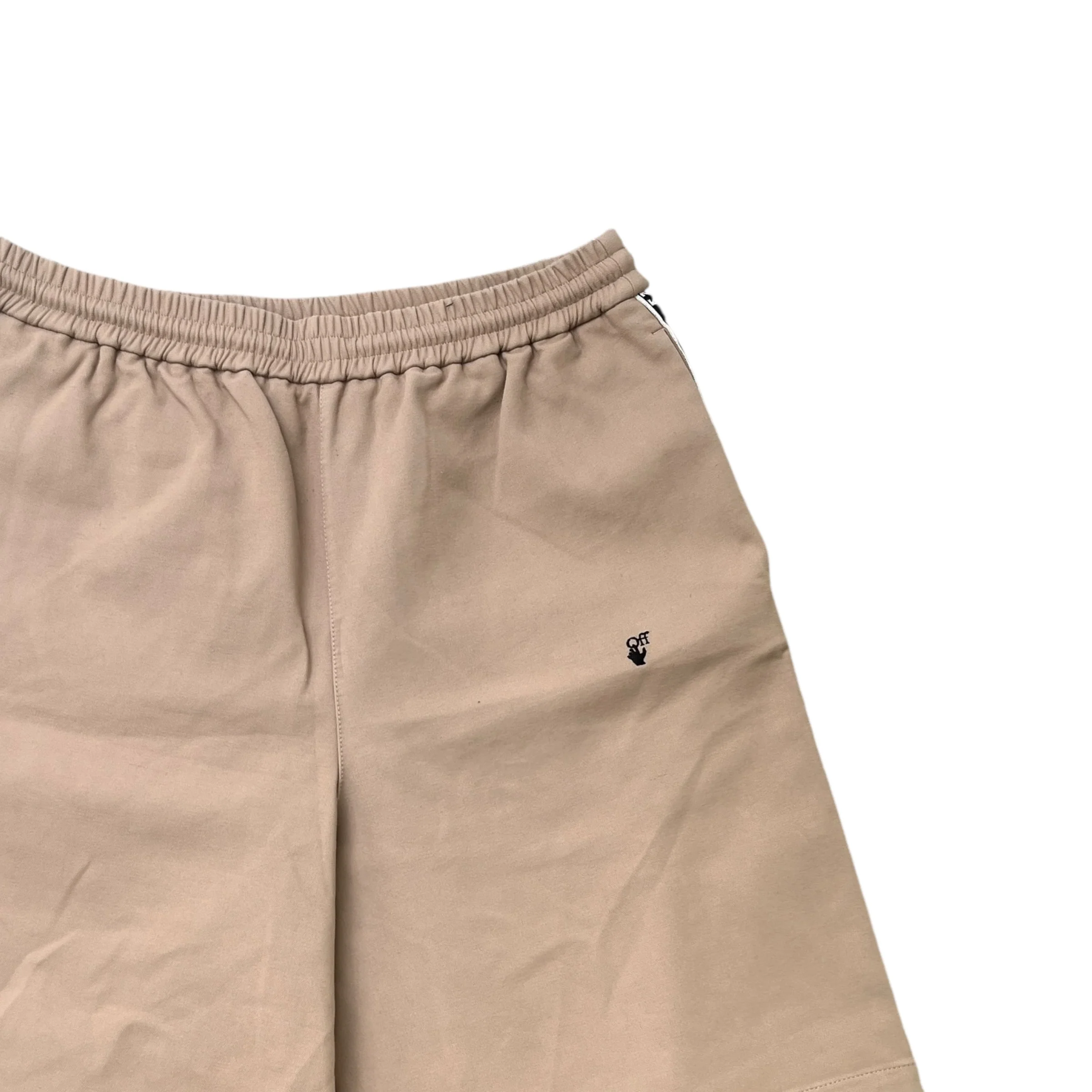 Men's Arrow Logo Shorts Beige Size S - Image 3