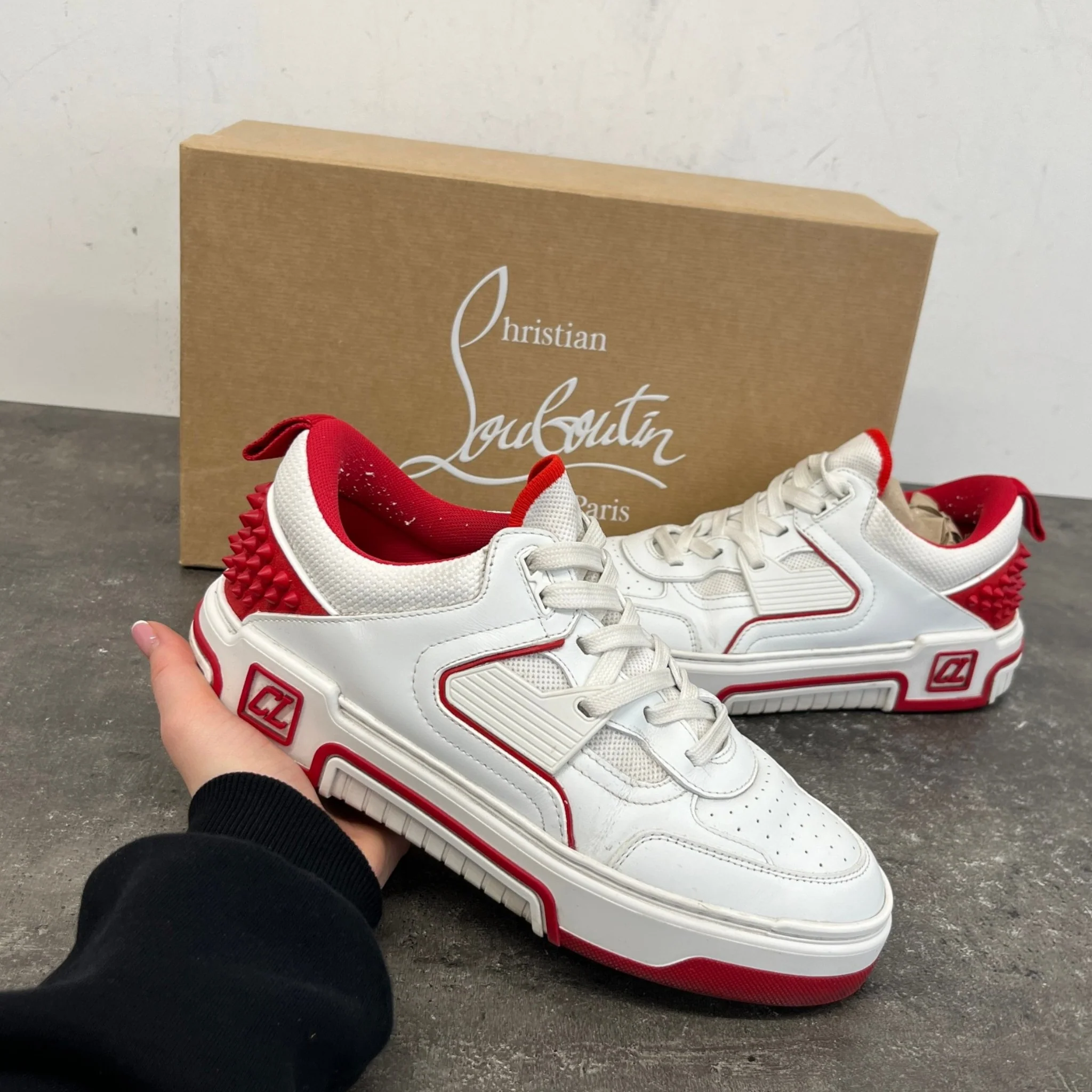 Men's Astroloubi Low Trainers White Size EU 40 / UK 6 - Image 12