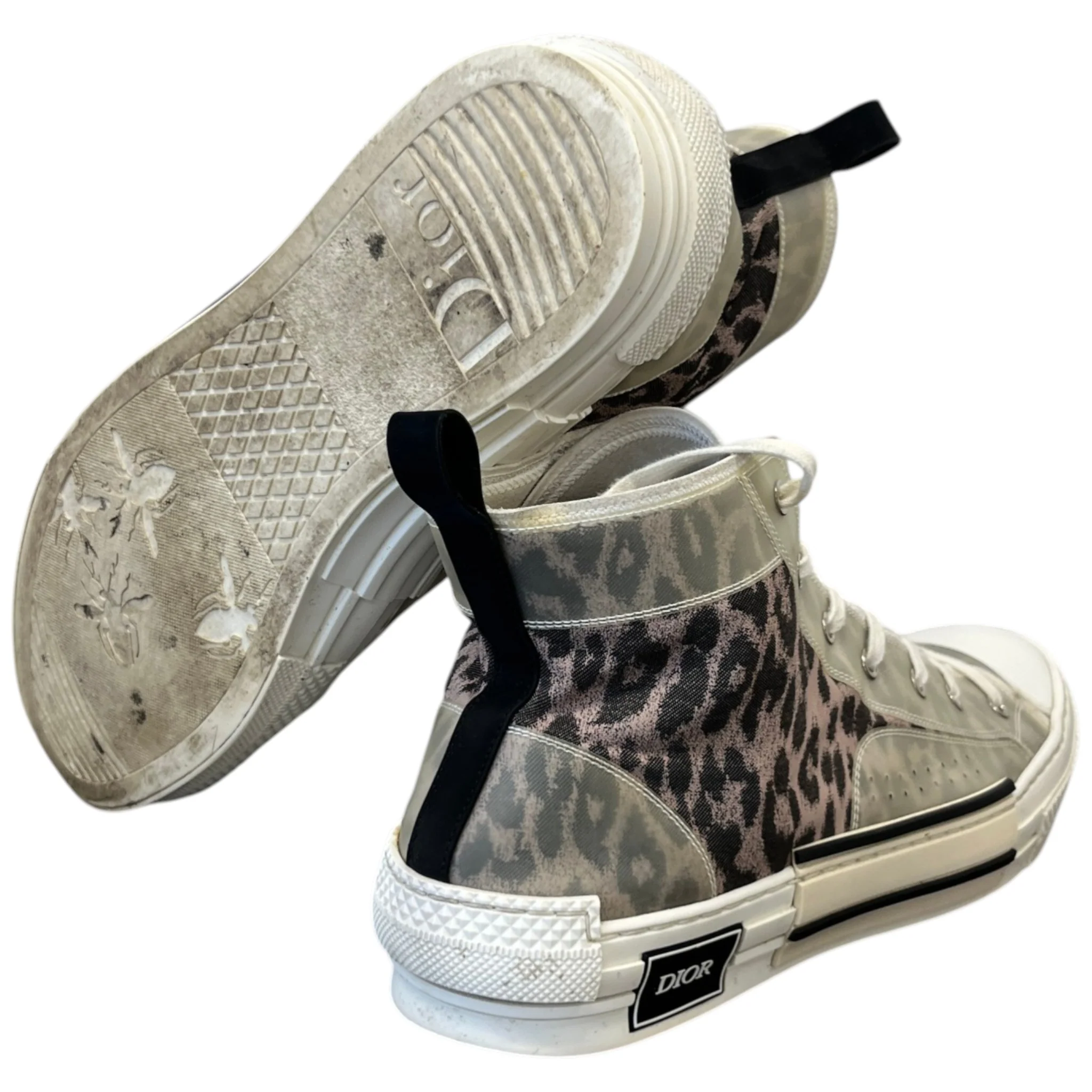 Men's B23 High Trainers White Size EU 45 / UK 11 - Image 10