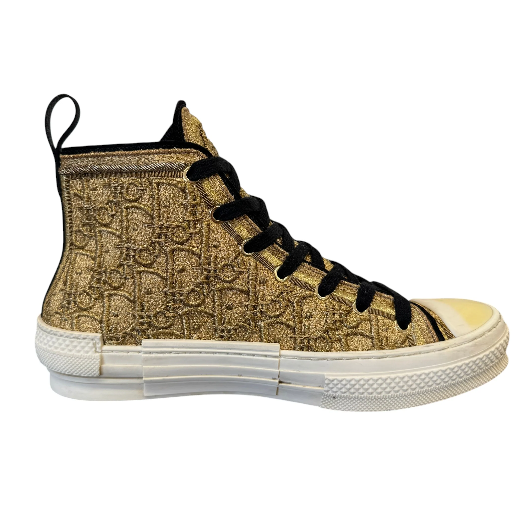 Men's B23 Oblique Cannetille High Trainers Gold Size EU 42 / UK 8 - Image 10