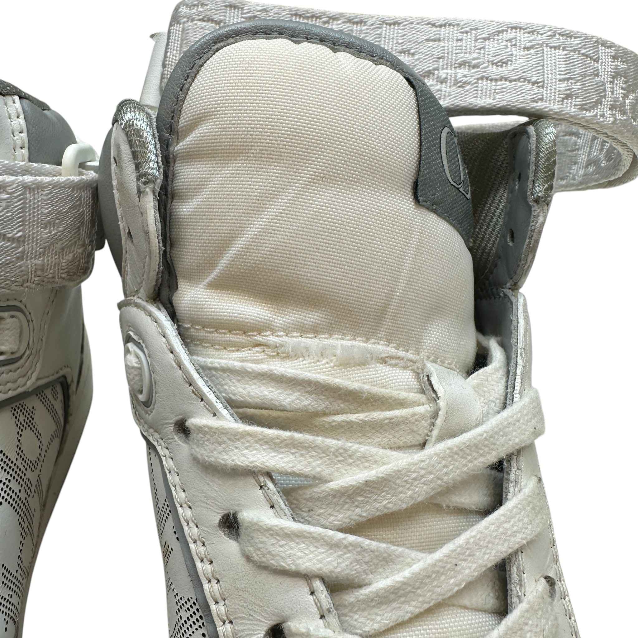 Men's B27 High Trainers White Size EU 41 / UK 7 - Image 16