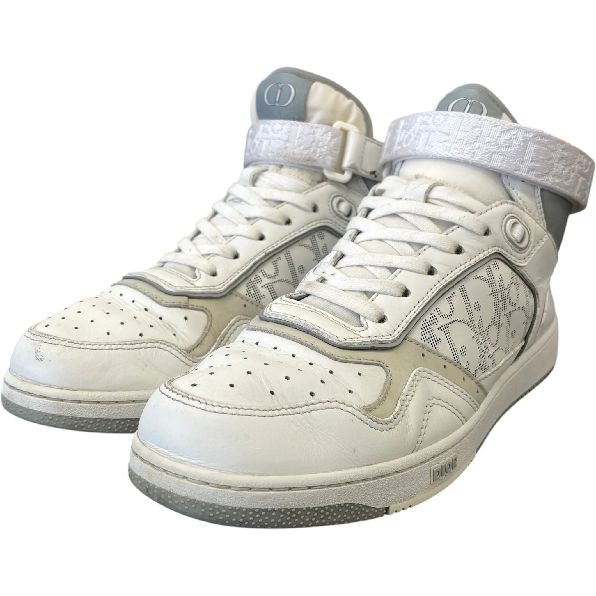 Men's B27 High Trainers White Size EU 41 / UK 7 - Image 8