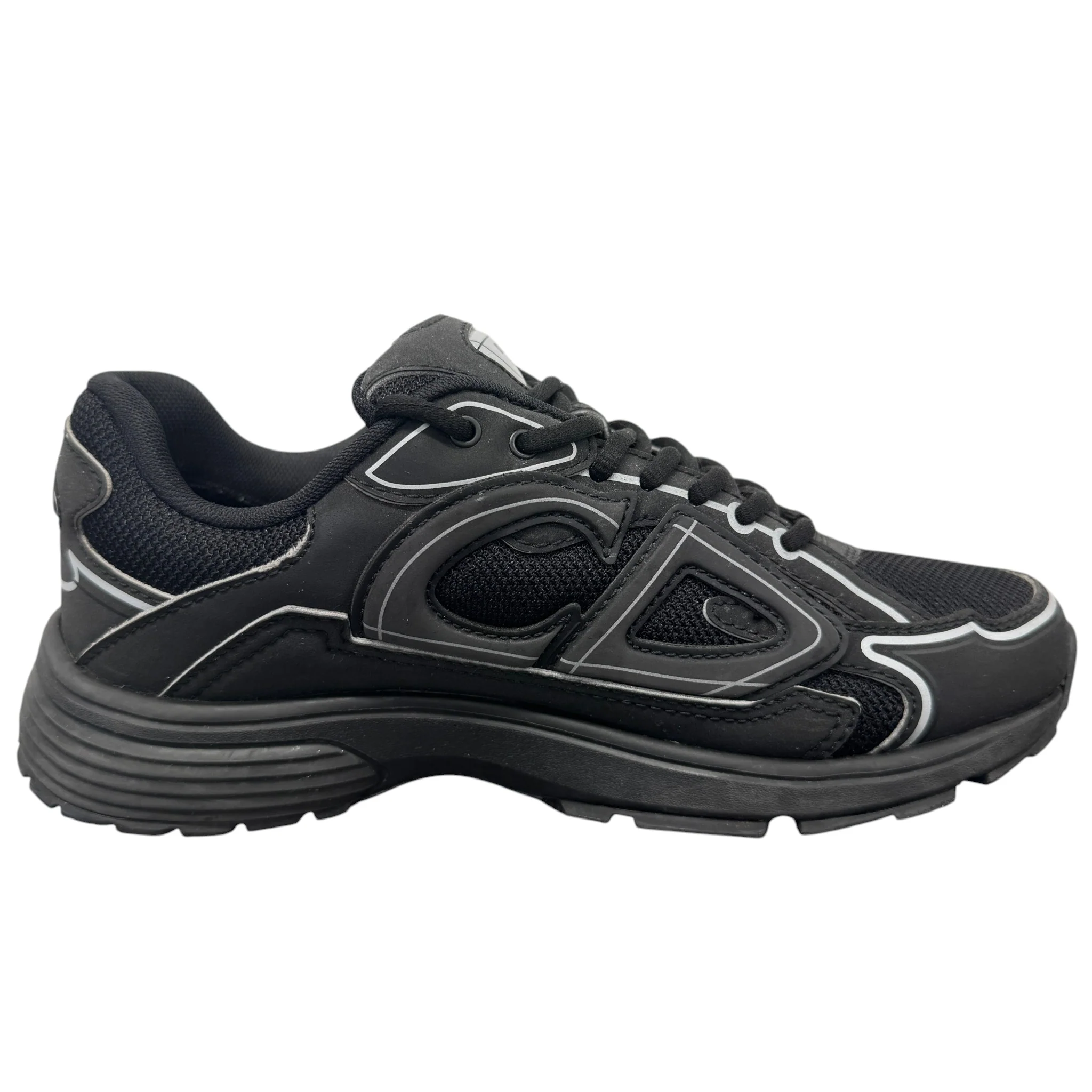 Men's B30 Low Trainers Black Size EU 39.5 / UK 5.5 - Image 5