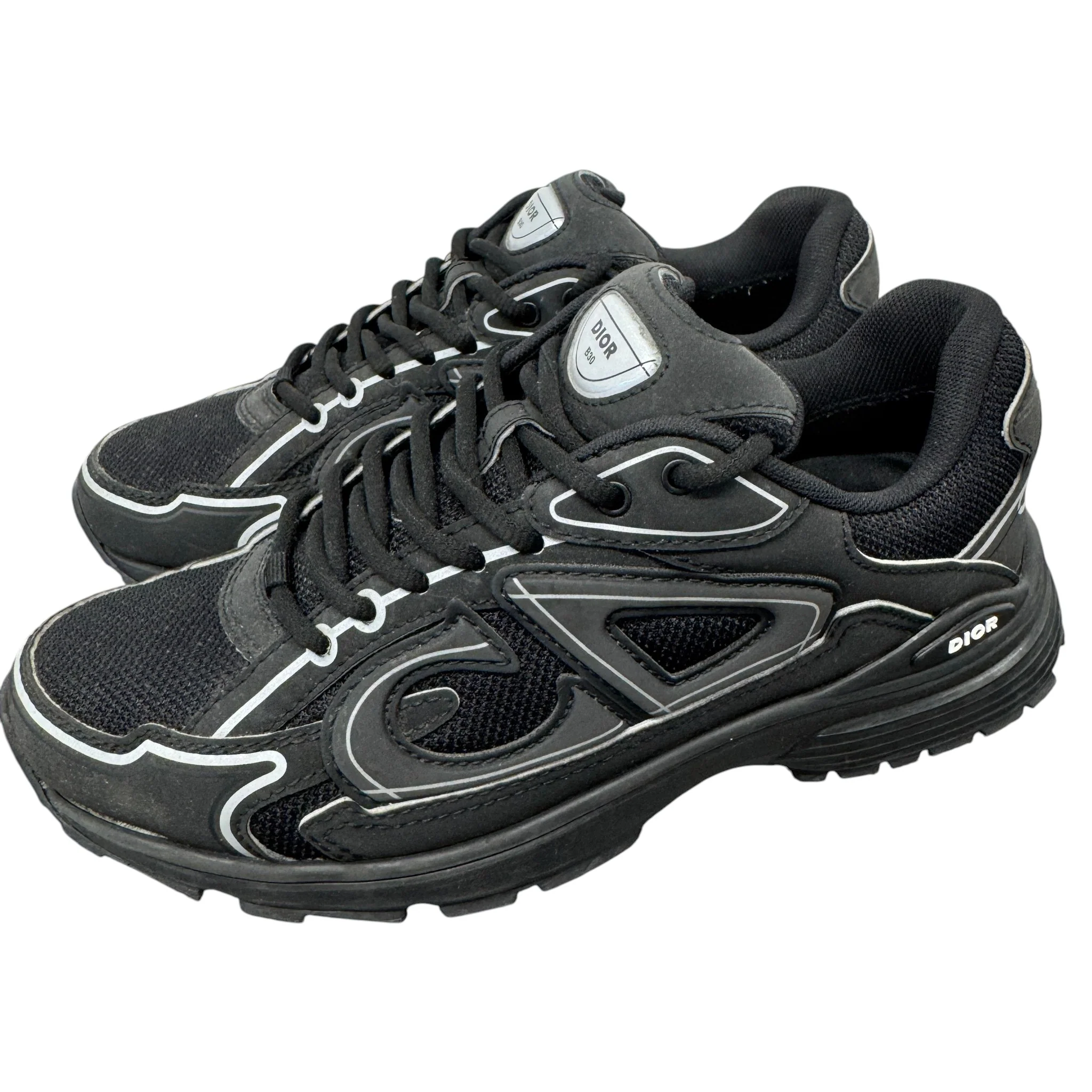 Men's B30 Low Trainers Black Size EU 39.5 / UK 5.5 - Image 7