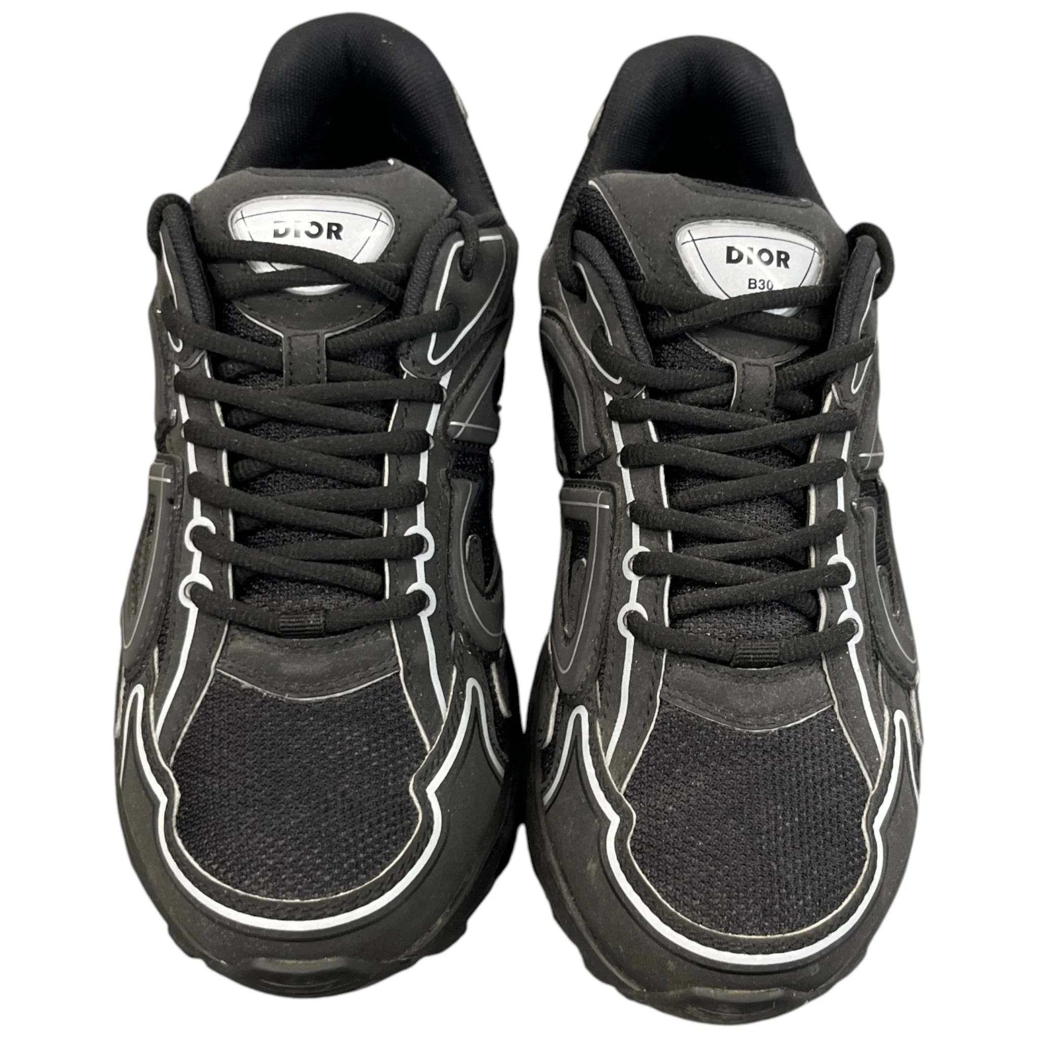 Men's B30 Low Trainers Black Size EU 41 / UK 7 - Image 6