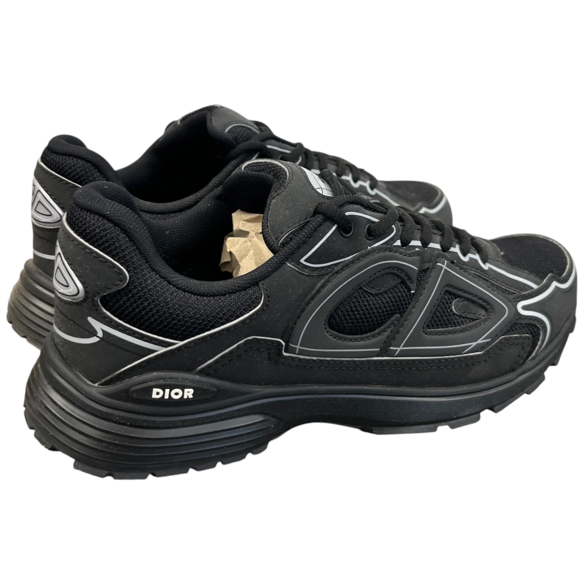 Men's B30 Low Trainers Black Size EU 41 / UK 7 - Image 8