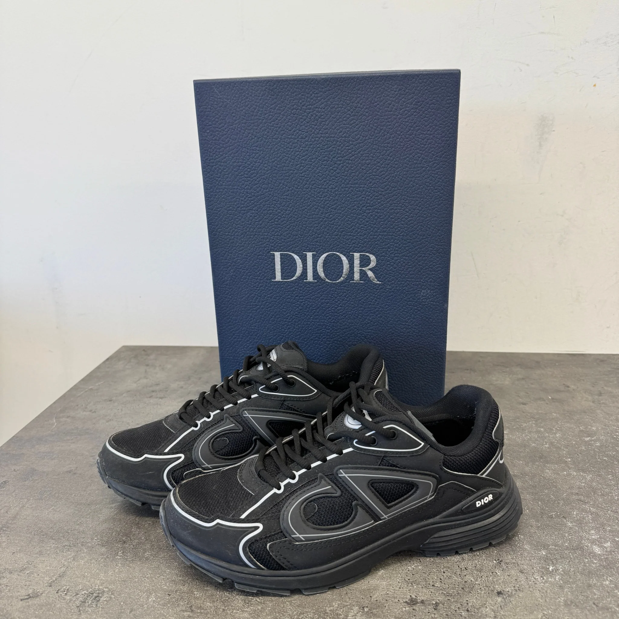 Men's B30 Low Trainers Black Size EU 42 / UK 8 - Image 11