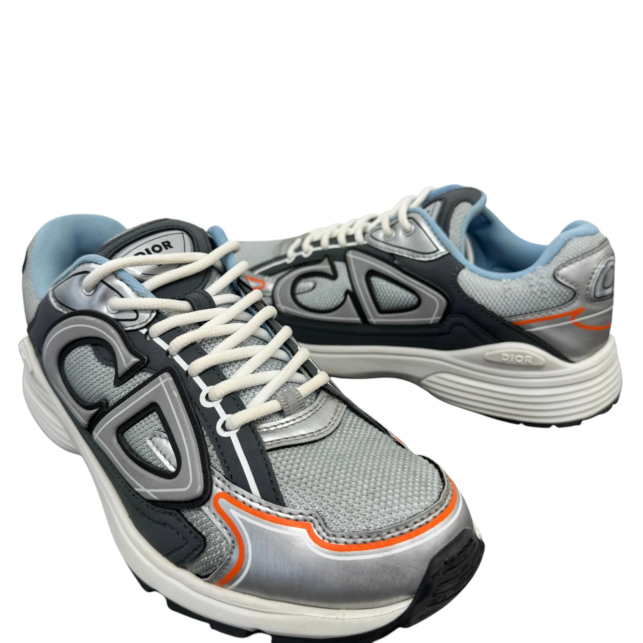 Men's B30 Low Trainers Grey Size EU 41 / UK 7 - Image 3
