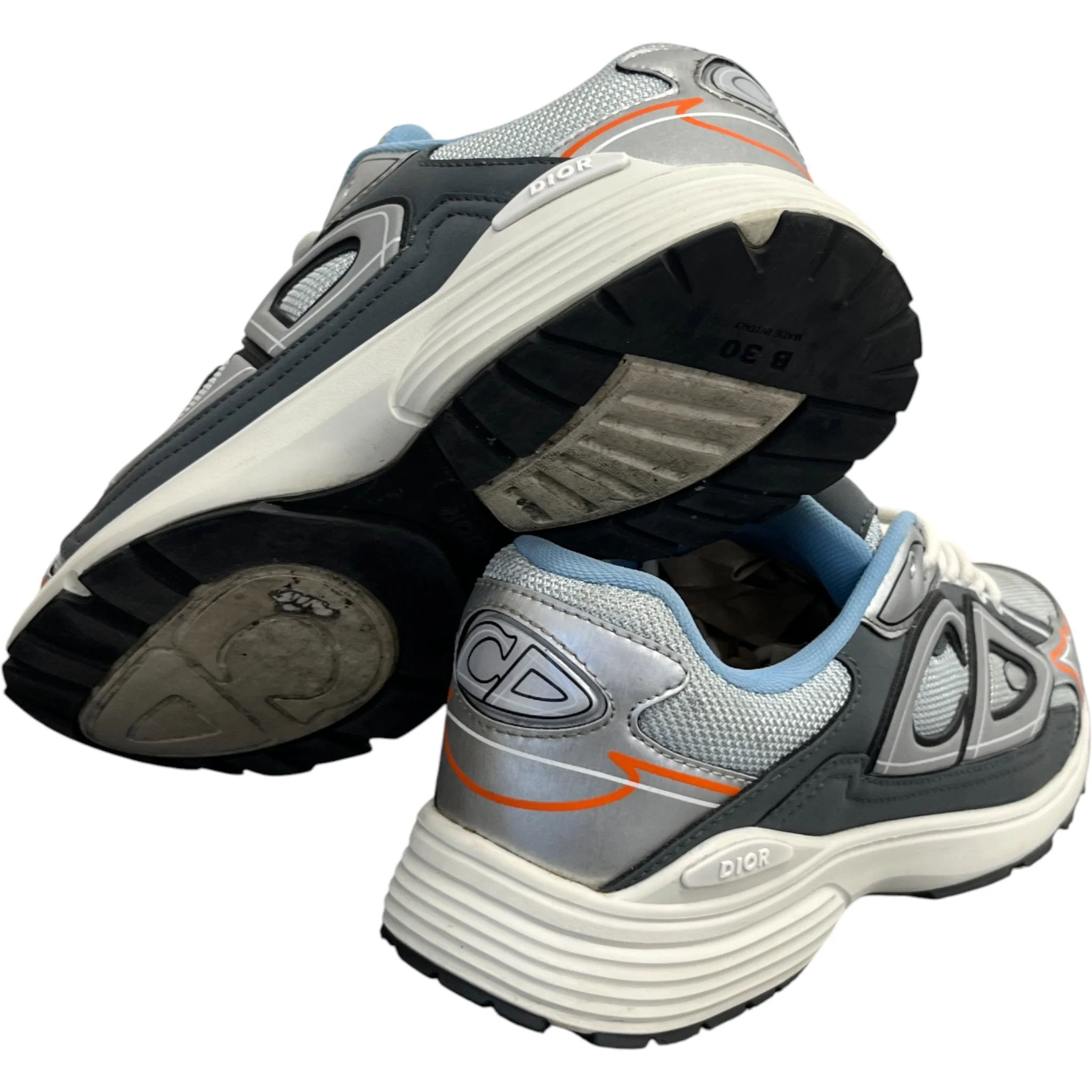 Men's B30 Low Trainers Grey Size EU 42 / UK 8 - Image 10