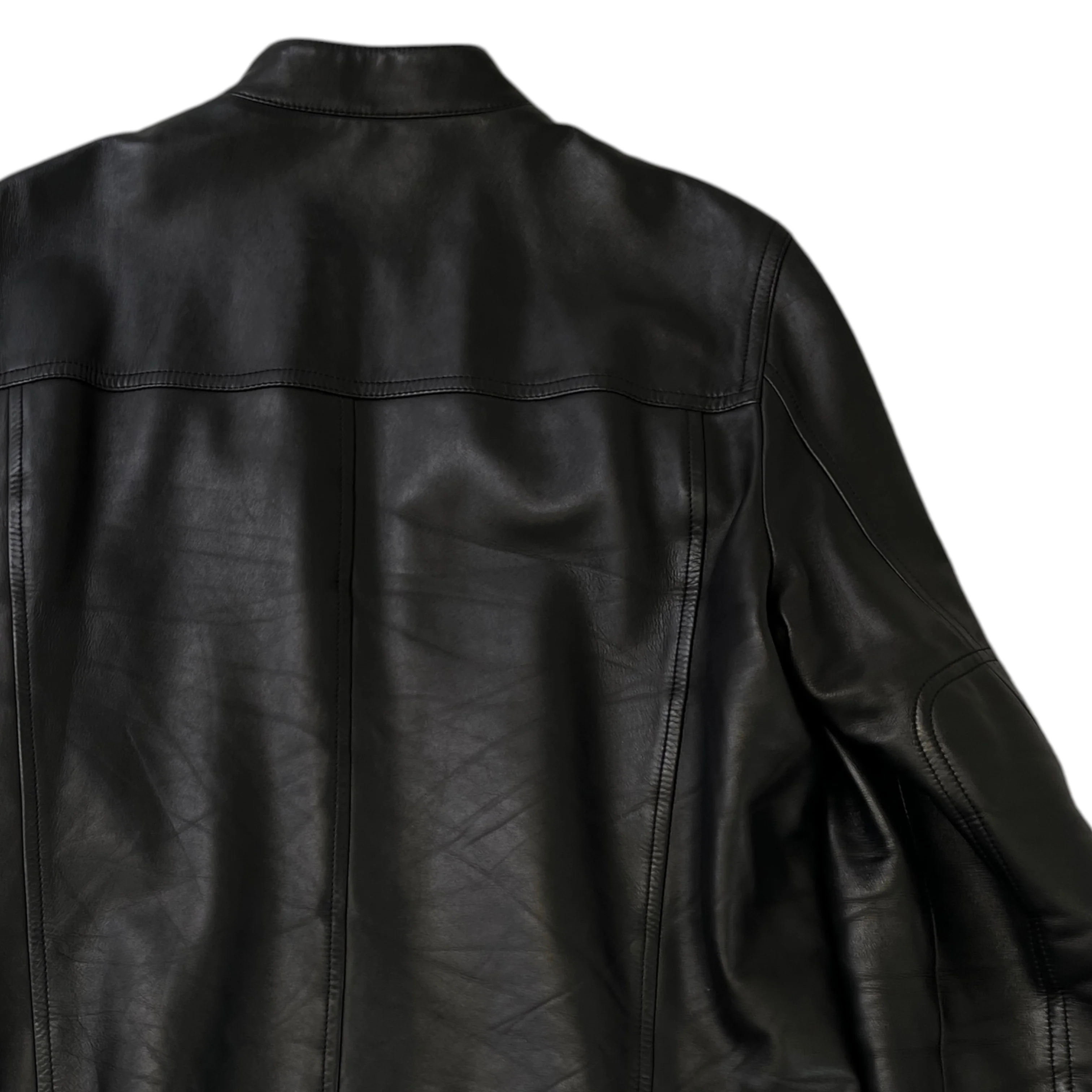 Men's Biker Jacket Black Size IT 52 / XL - Image 4