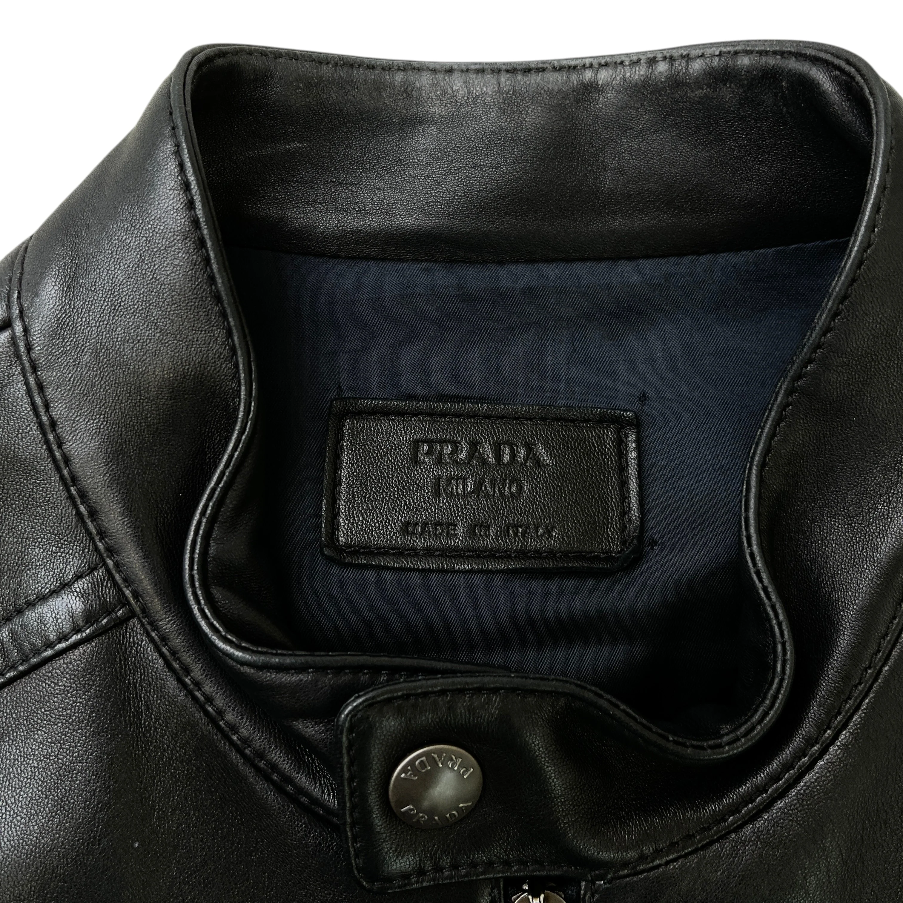 Men's Biker Jacket Black Size IT 52 / XL - Image 5