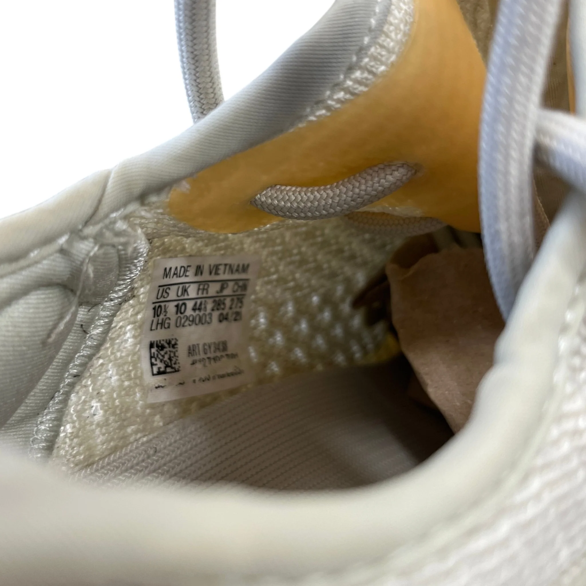 Men's Boost 350 V2 Low Trainers White Size EU 44.5 / UK 10.5 - Image 12