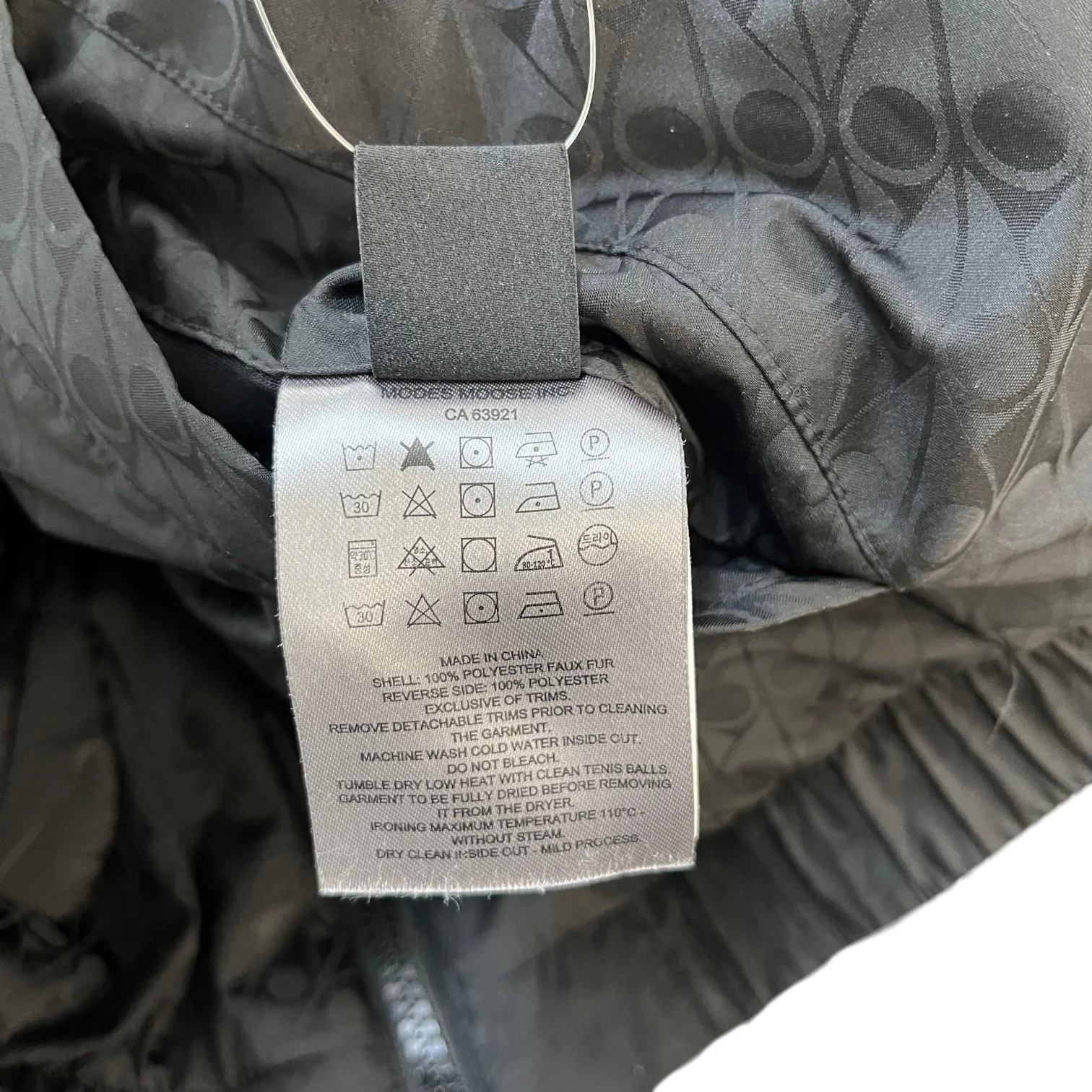 Men's Borden Monogram Bunny Reversible Jacket Black Size S - Image 12