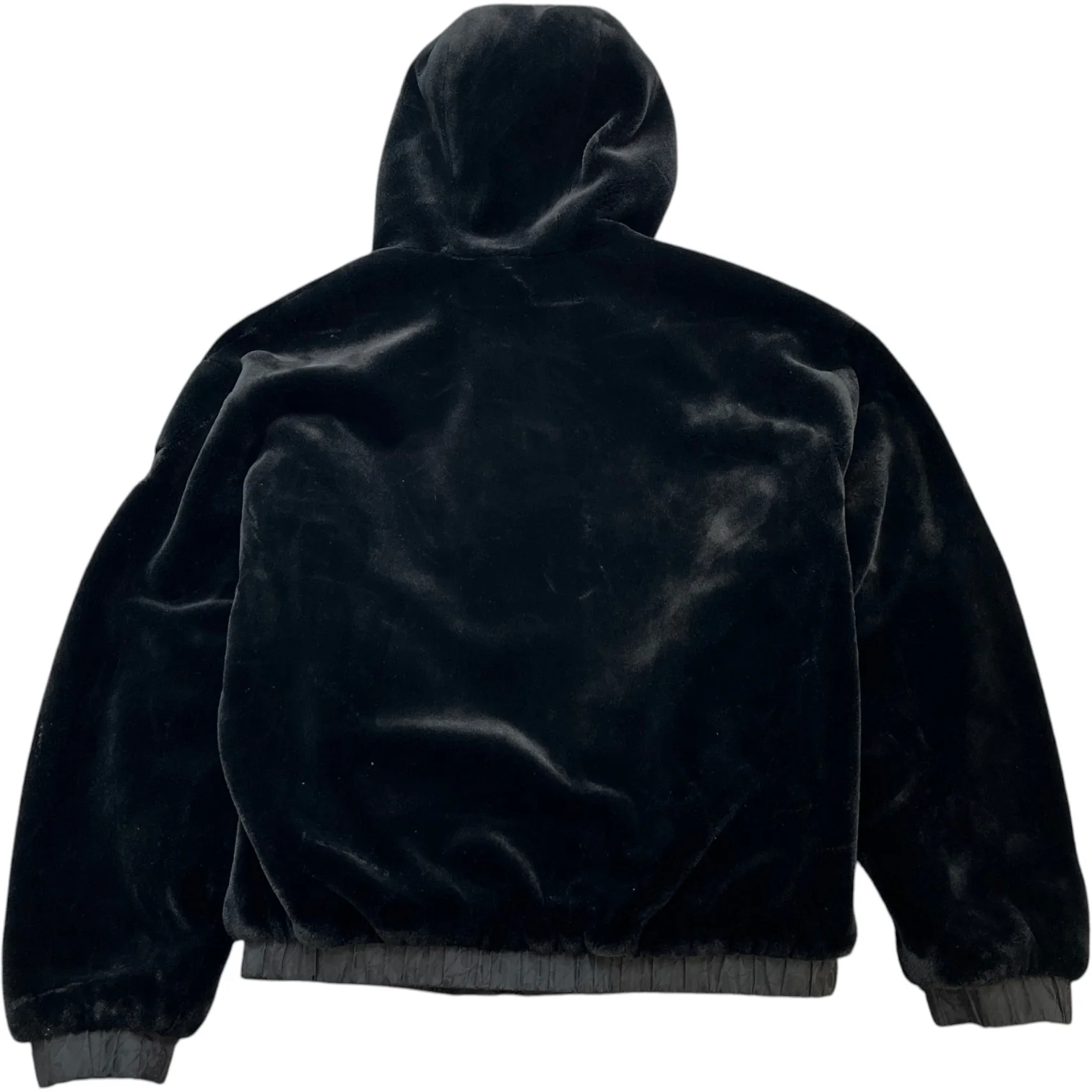 Men's Borden Monogram Bunny Reversible Jacket Black Size S - Image 4