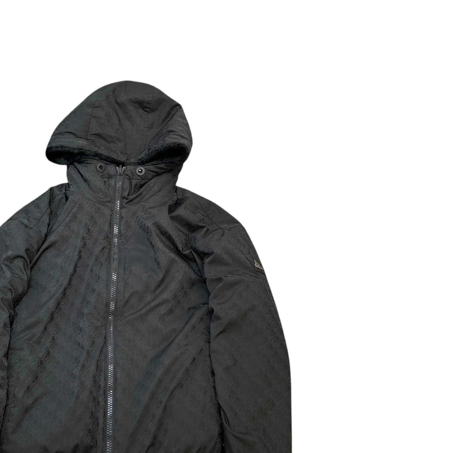 Men's Borden Monogram Bunny Reversible Jacket Black Size S - Image 5