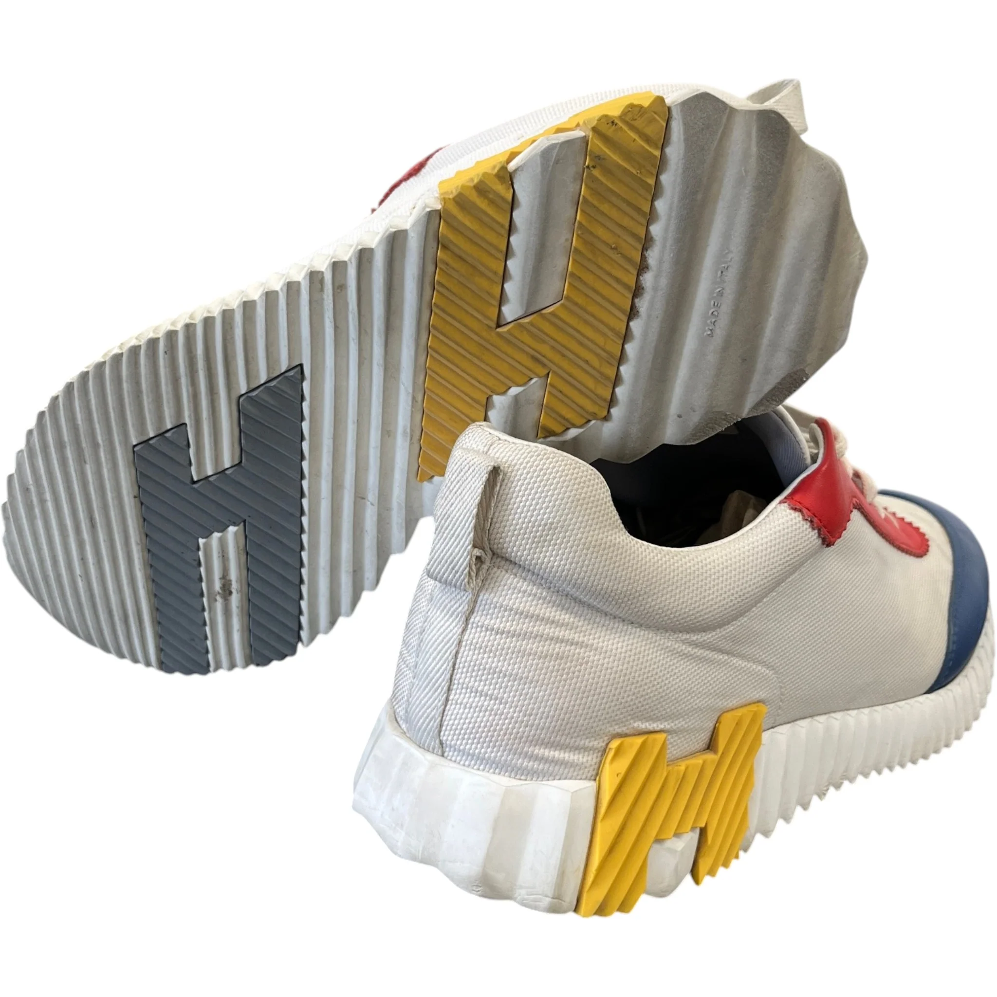 Men's Bouncing Low Trainers White Size EU 43 / UK 9 - Image 10