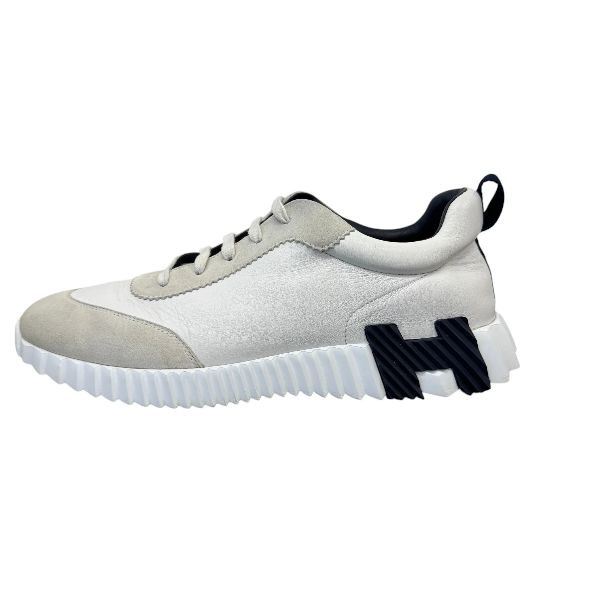 Men's Bouncing Low Trainers White Size EU 44 / UK 10 - Image 4