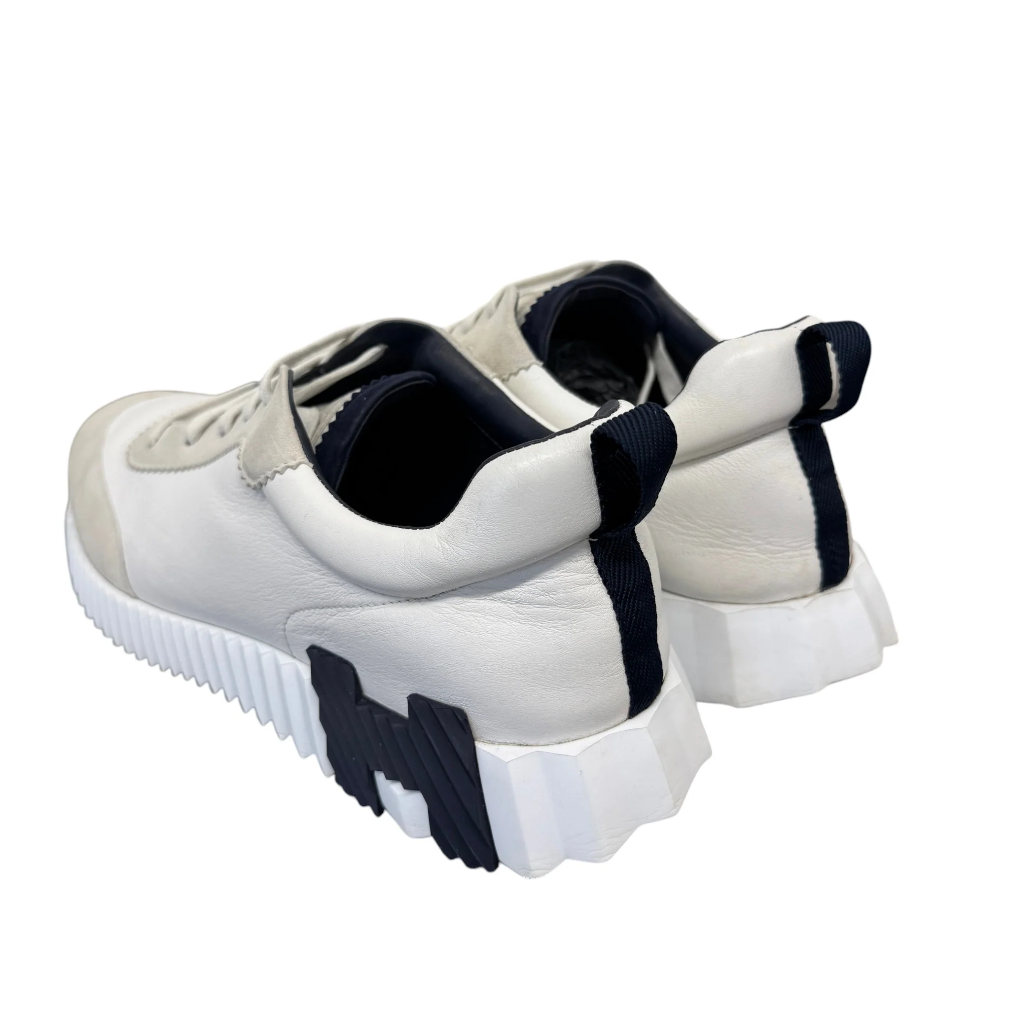 Men's Bouncing Low Trainers White Size EU 44 / UK 10 - Image 9