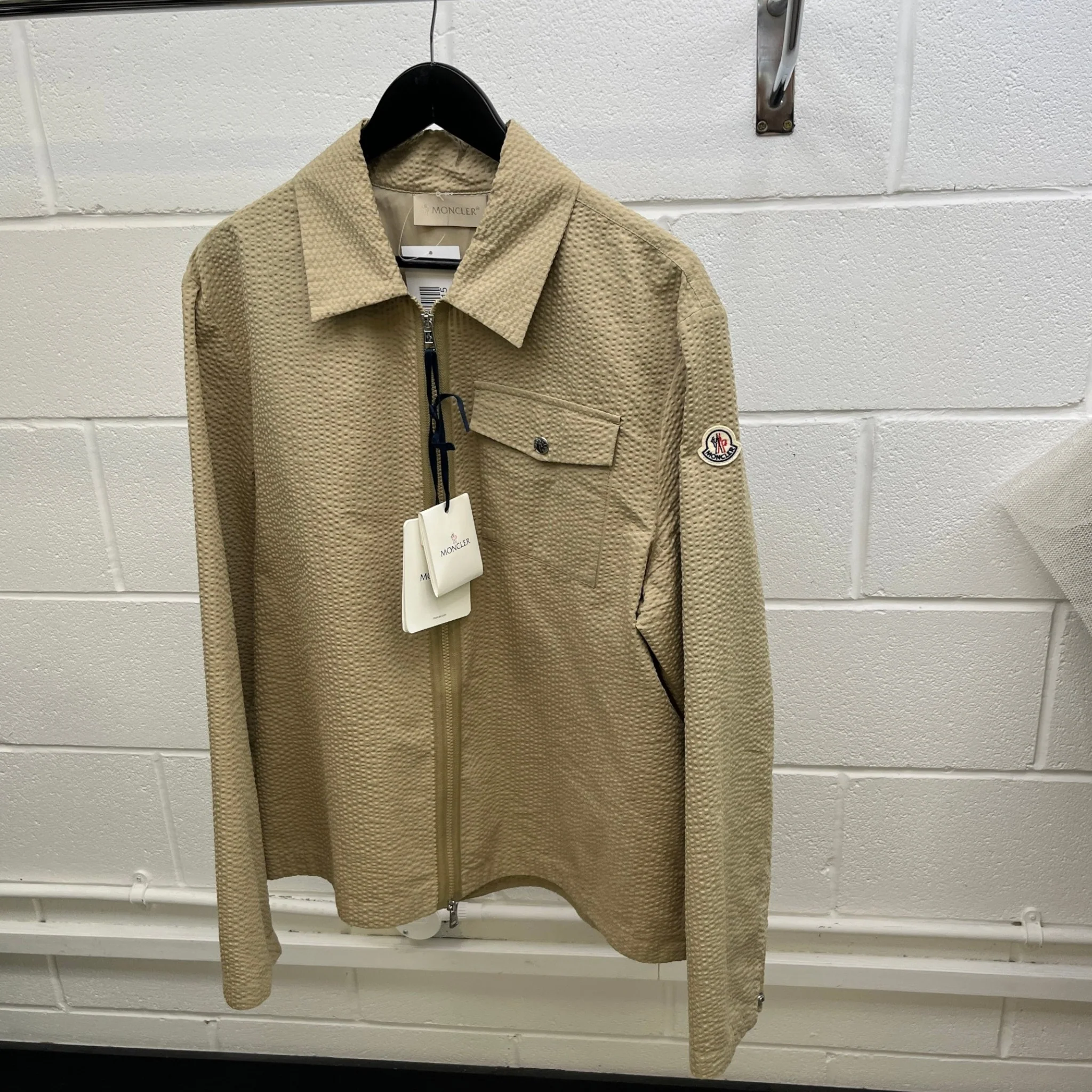 Men's Camica Jacket Beige Size XL - Image 11