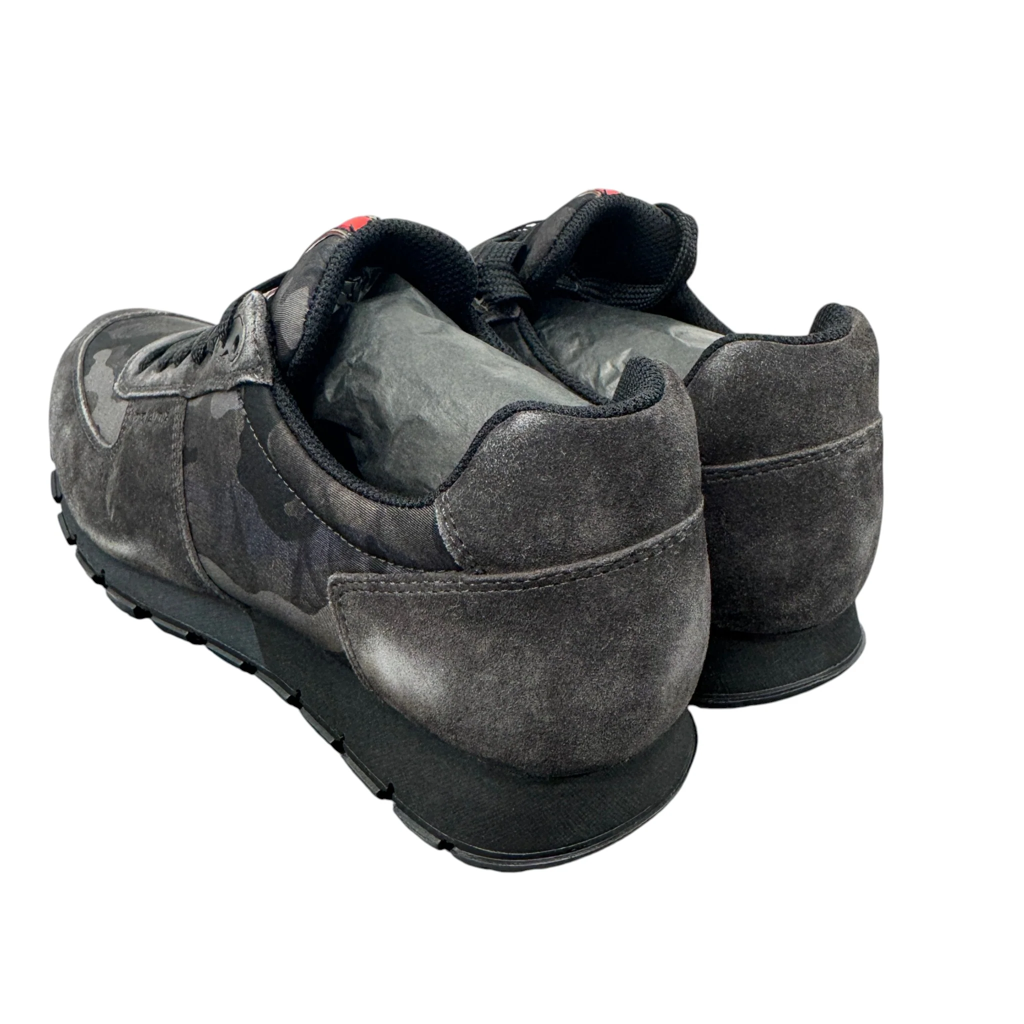 Men's Camo Runner Low Trainers Grey Size EU 40.5 / UK 6.5 - Image 8
