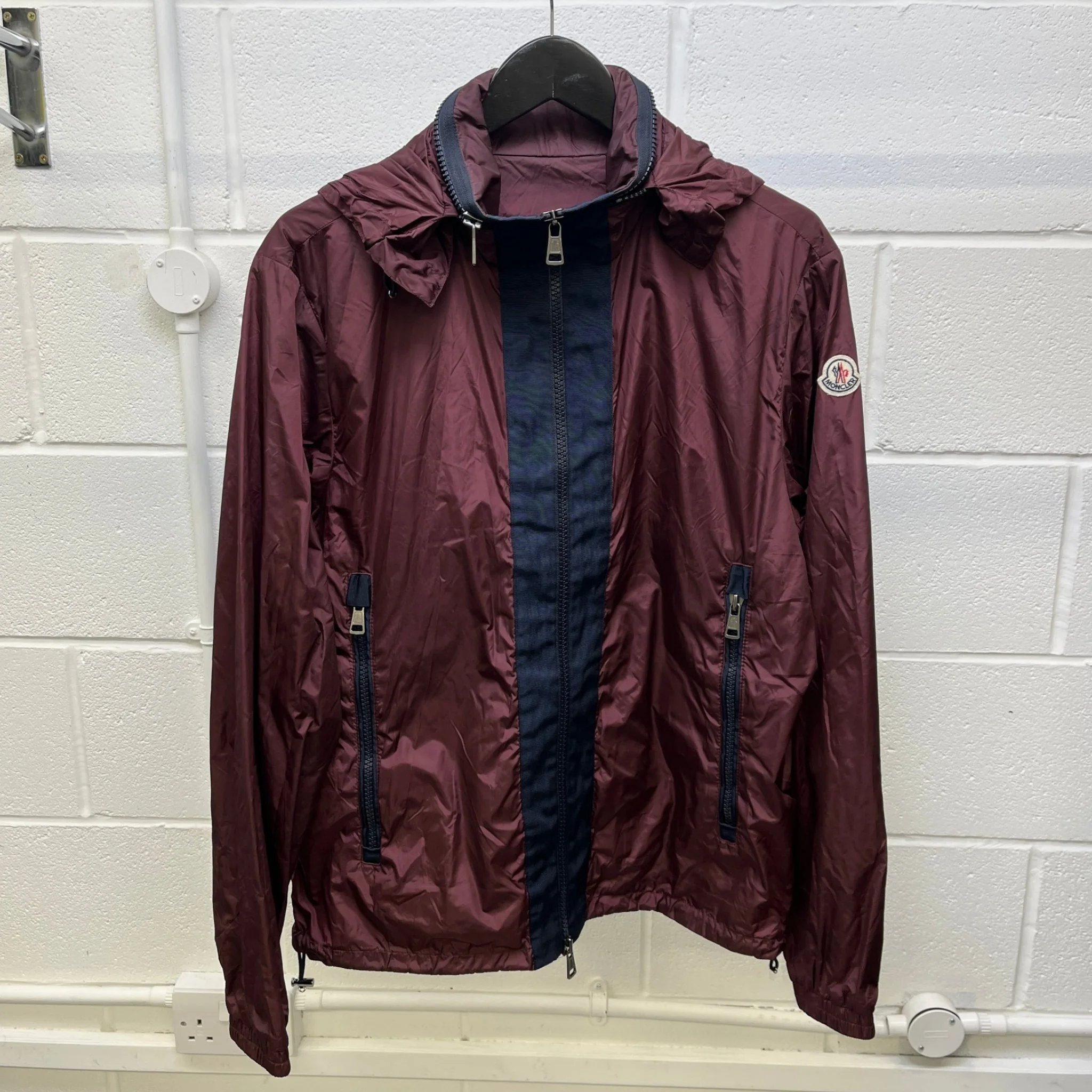 Men's Capbreton Windbreaker Burgundy Size 5 / XXL - Image 10