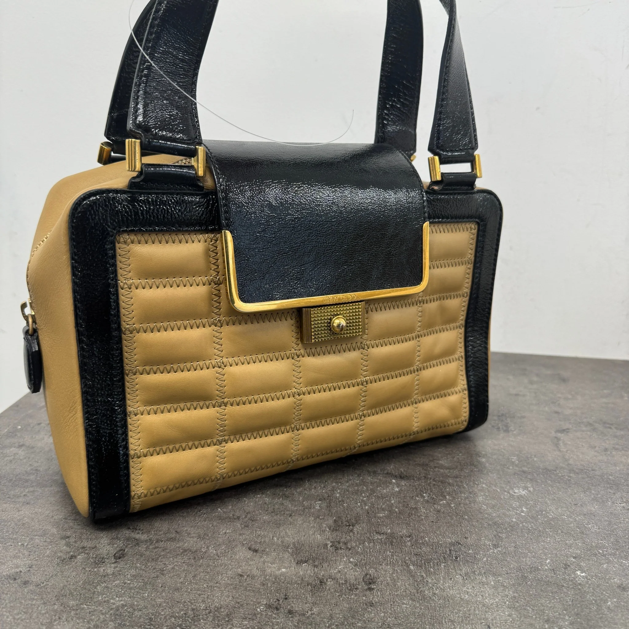 Men's Cassidy Satchel Bag Tan - Image 9