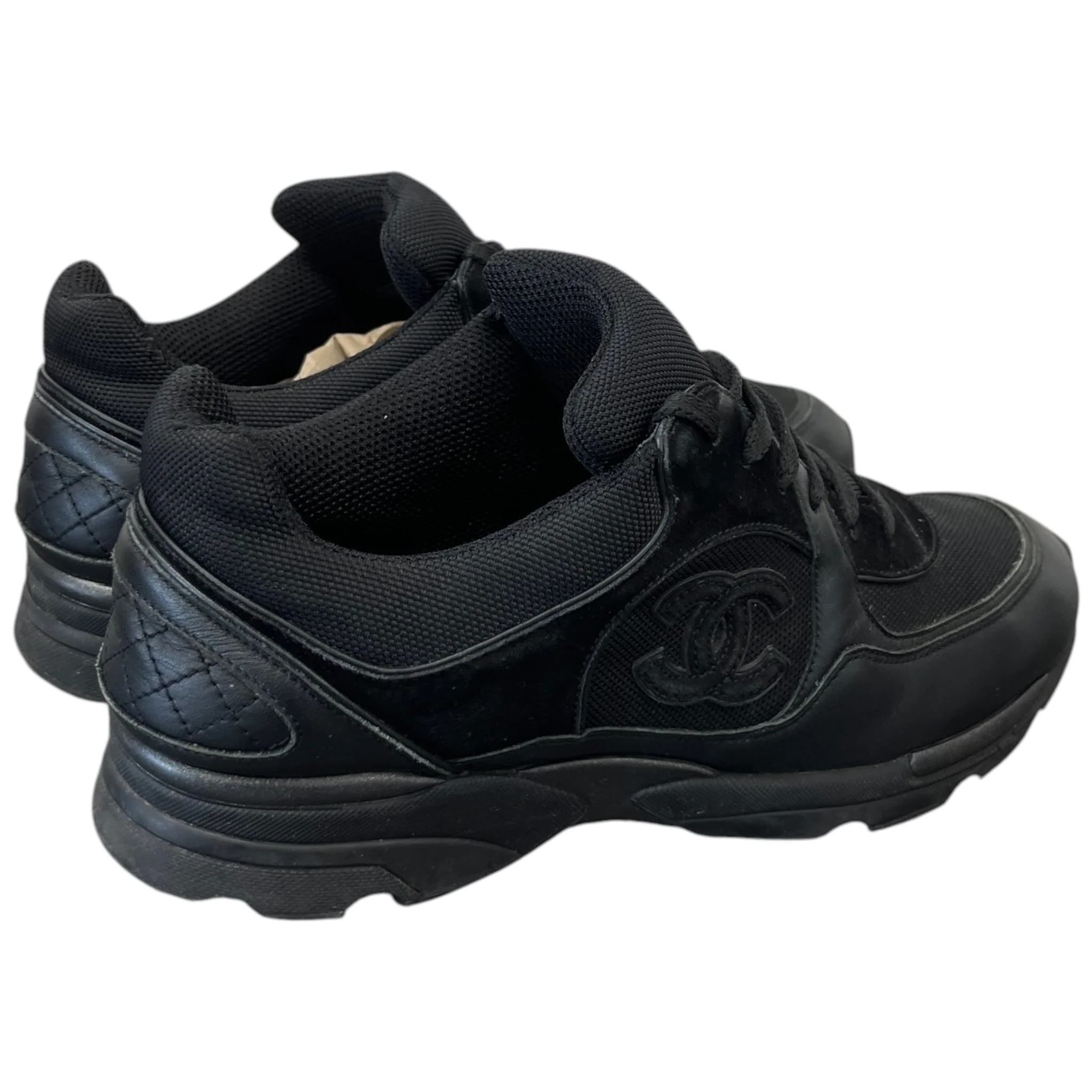 Men's Cc Runners Low Trainers Black Size EU 41 / UK 7 - Image 8