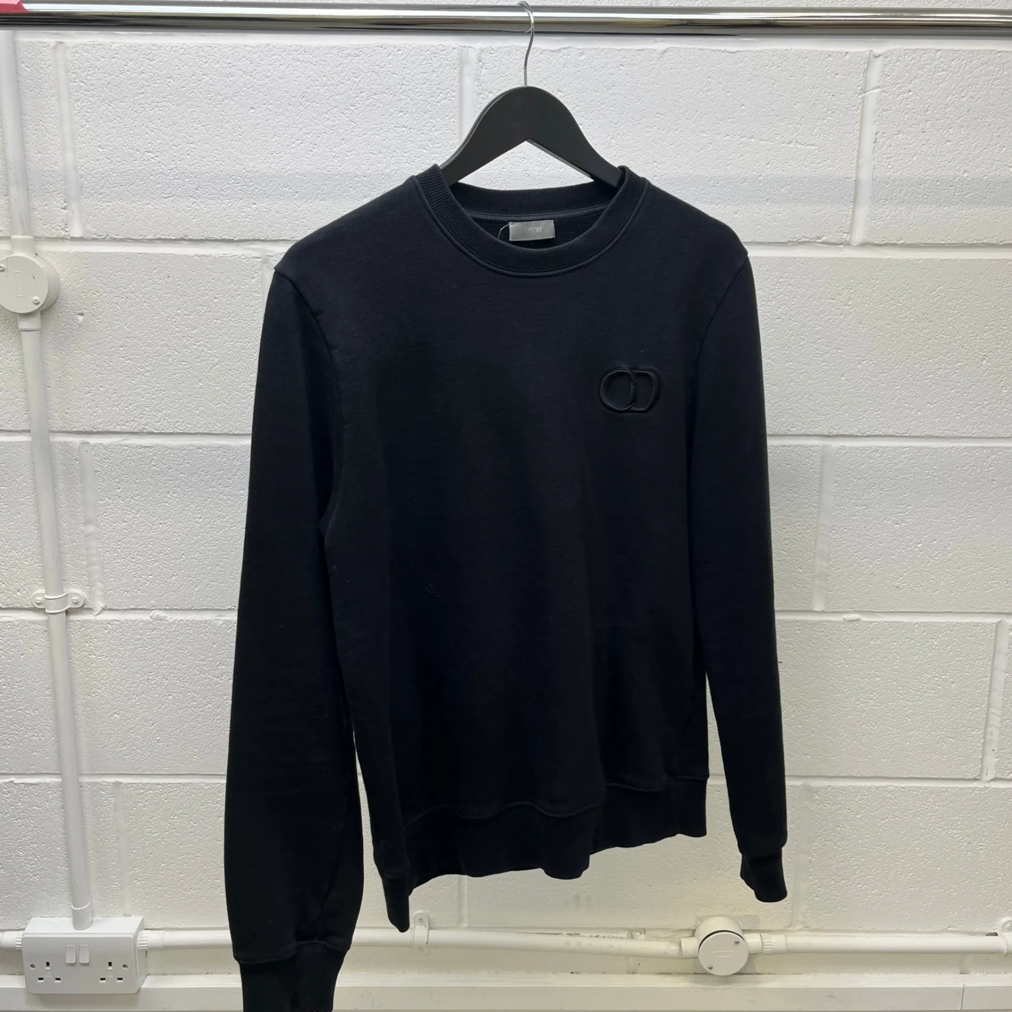 Men's Cd Icon Sweatshirt Black Size M - Image 8
