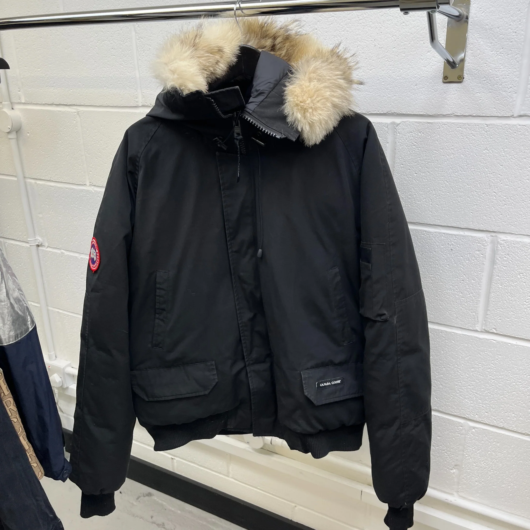 Men's Chilliwack Bomber Down Jacket Black Size XXL - Image 8
