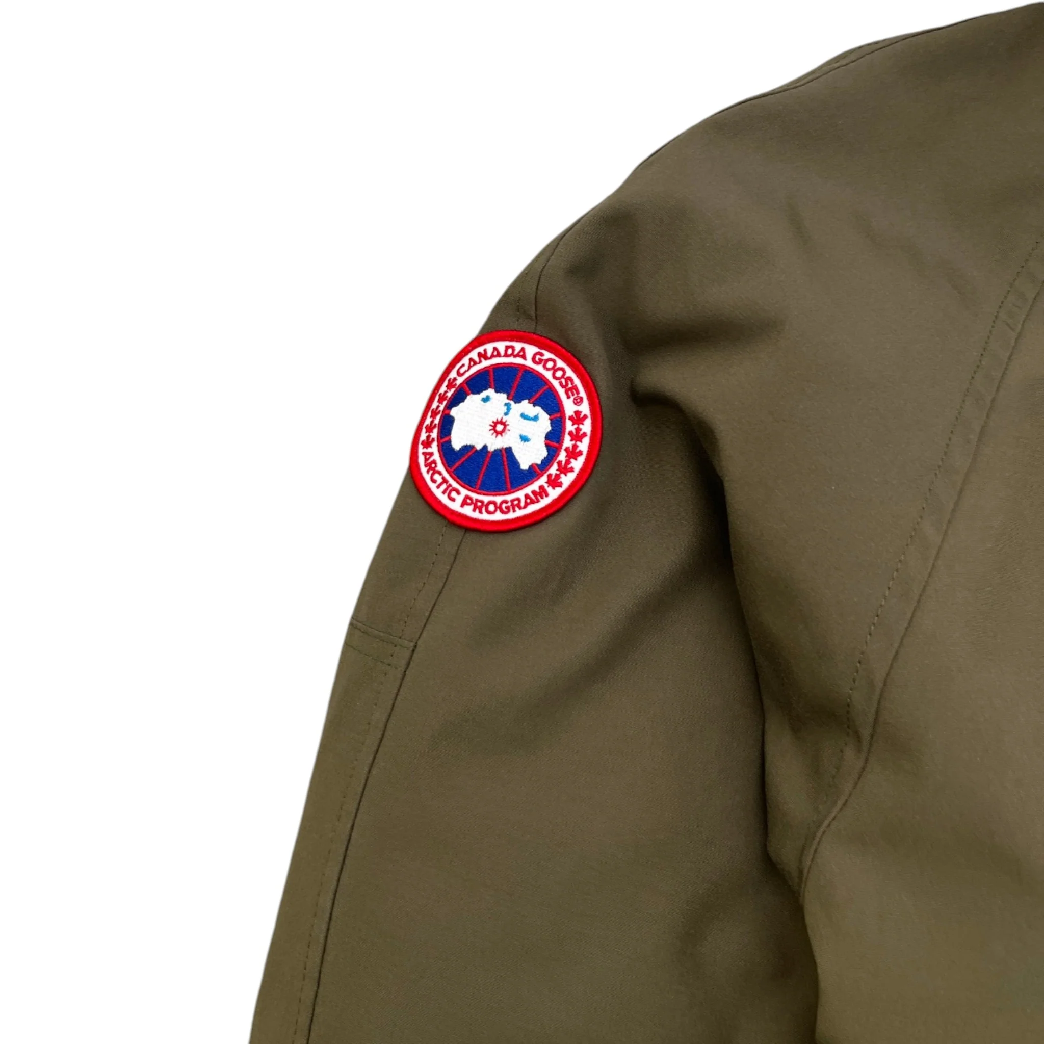 Men's Chilliwack Bomber Down Jacket Khaki Size L - Image 5