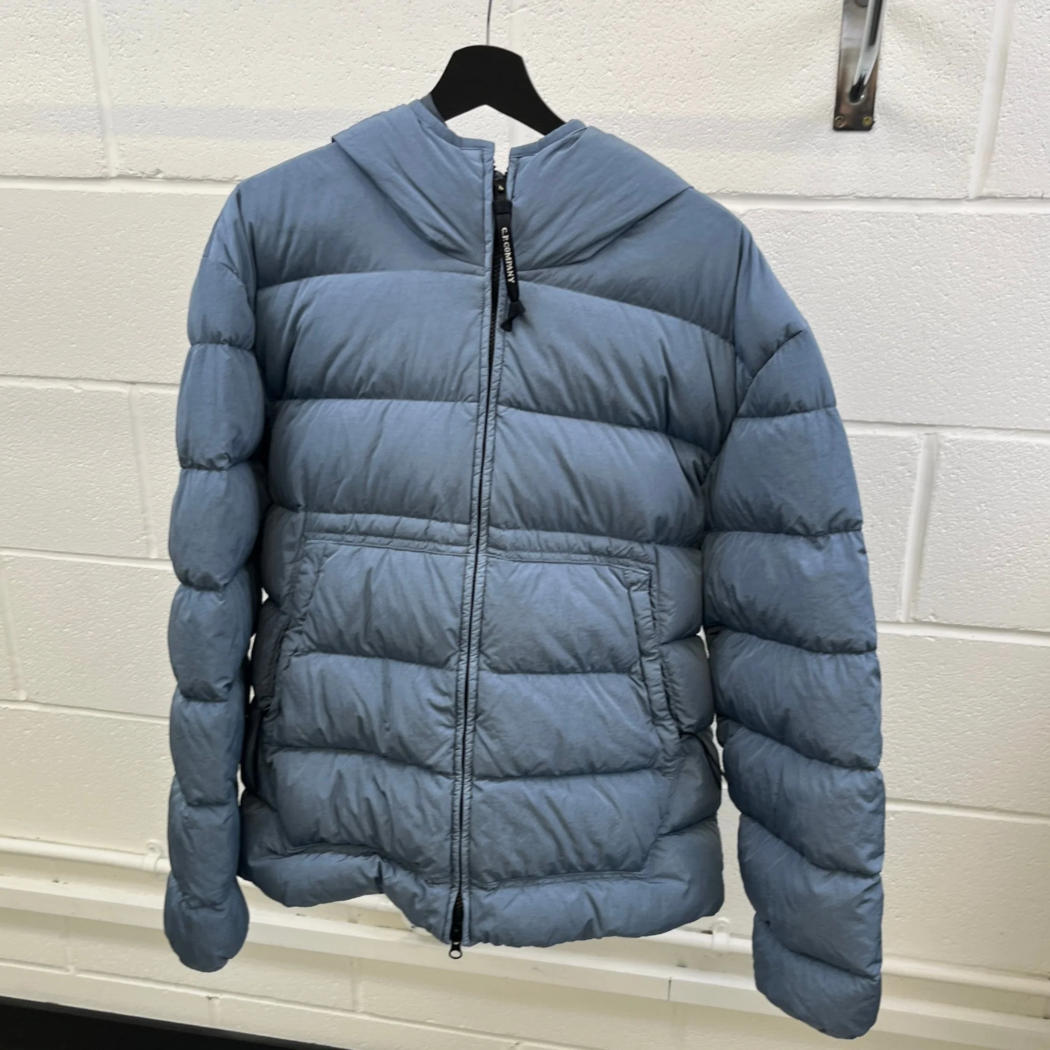 Men's Chrome-R Down Jacket Blue Size L - Image 9