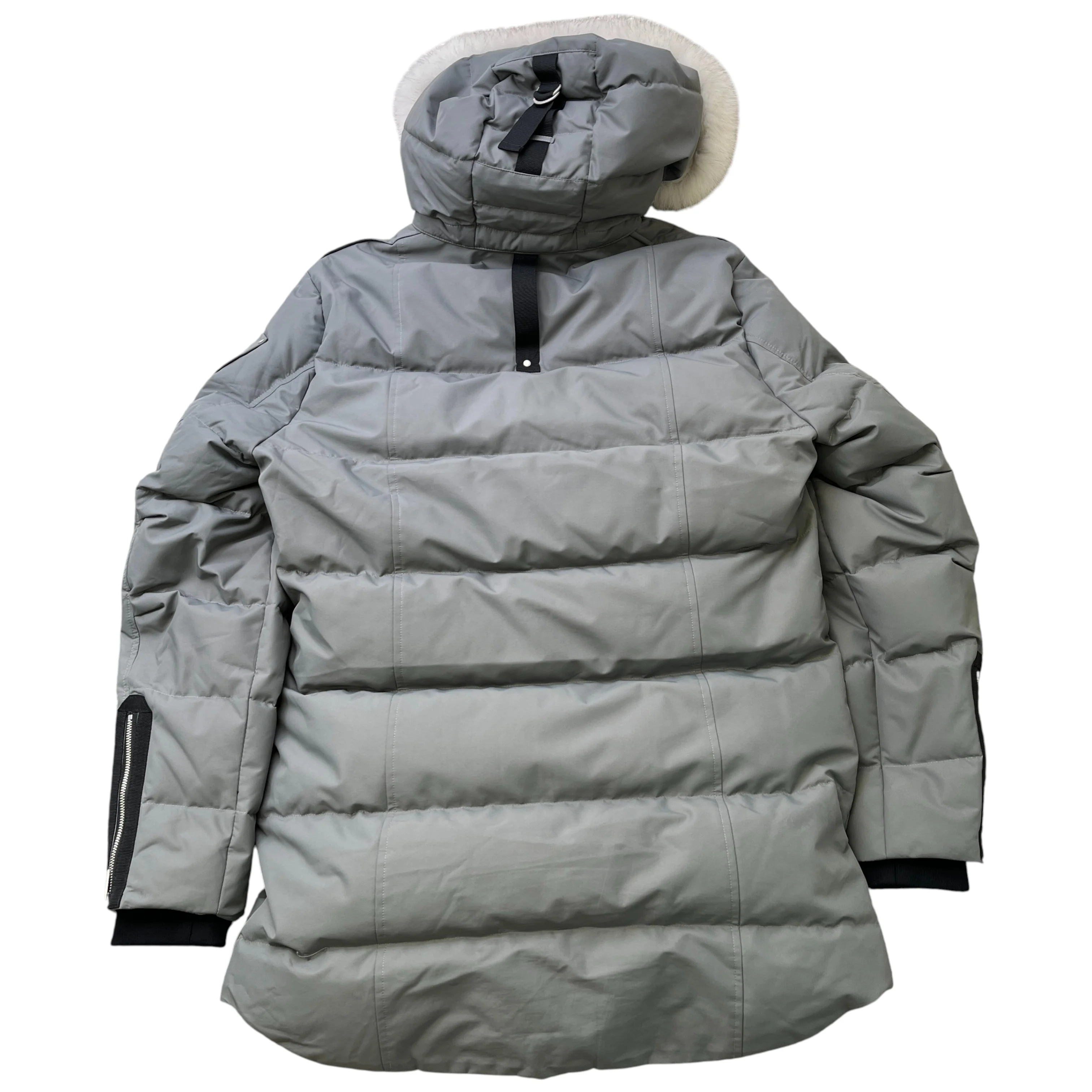 Men's Cloud Neoshear Parka Down Jacket Grey Size M - Image 2