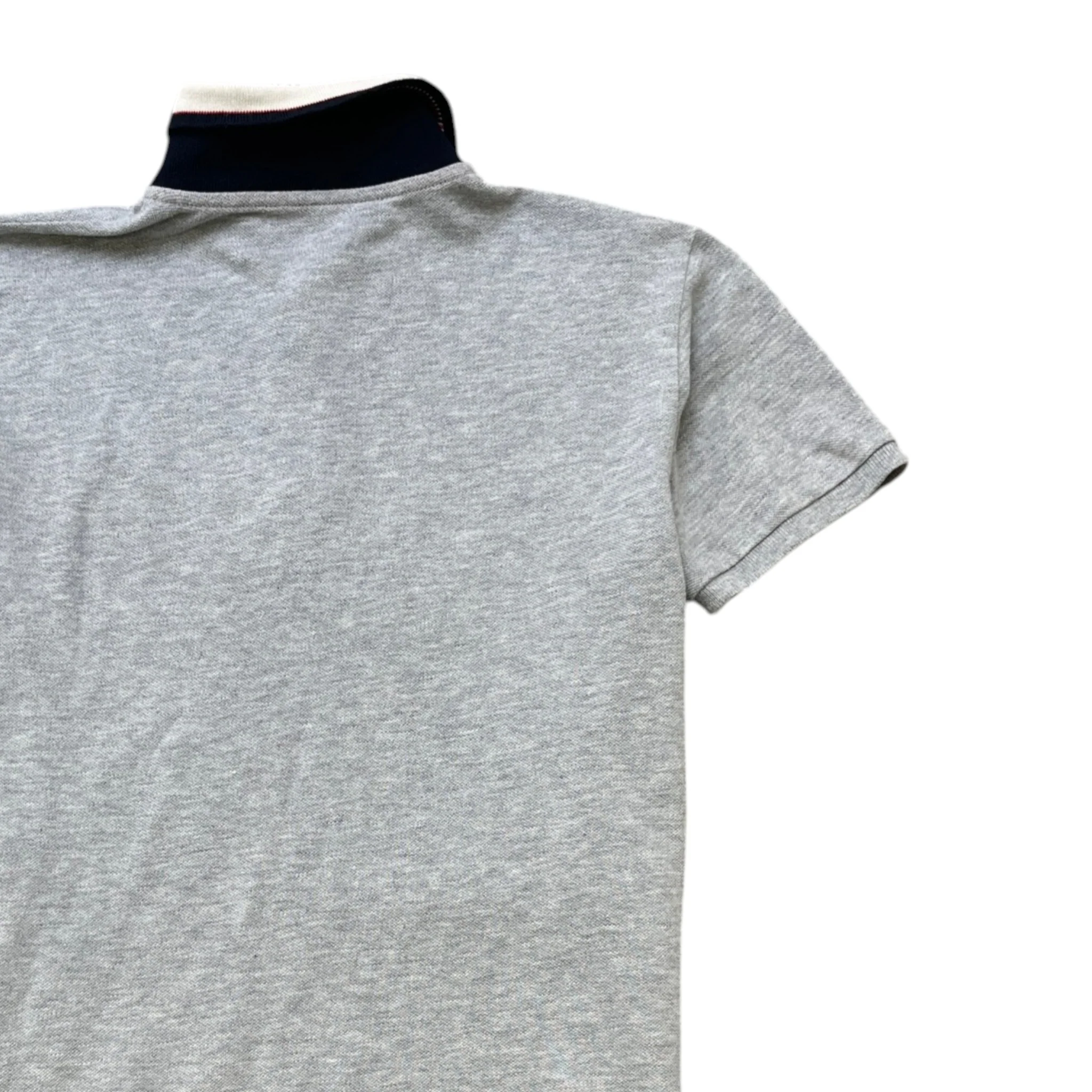 Men's Collar Logo Boys Size 12Years Polo Shirt Grey Size 12Y - Image 4