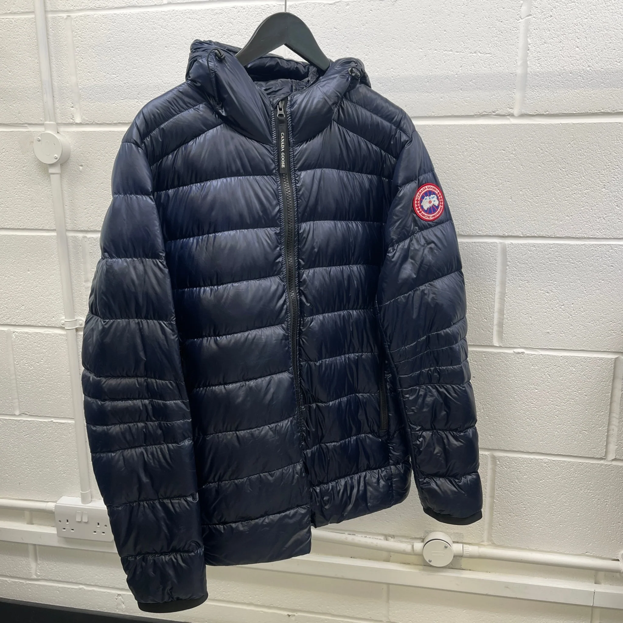 Men's Crofton Down Jacket Navy Size XL - Image 11