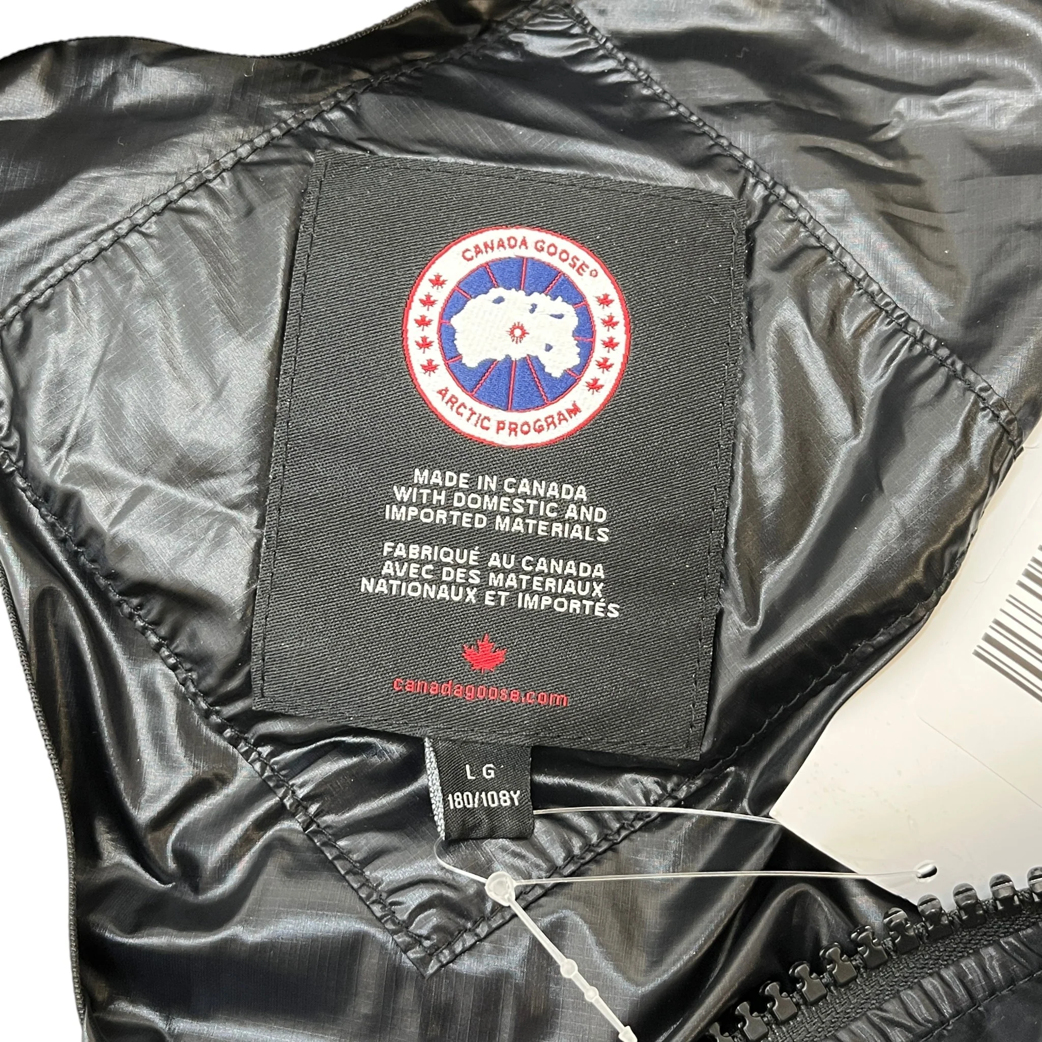 Men's Crofton Puffer Down Jacket Black Size L - Image 7