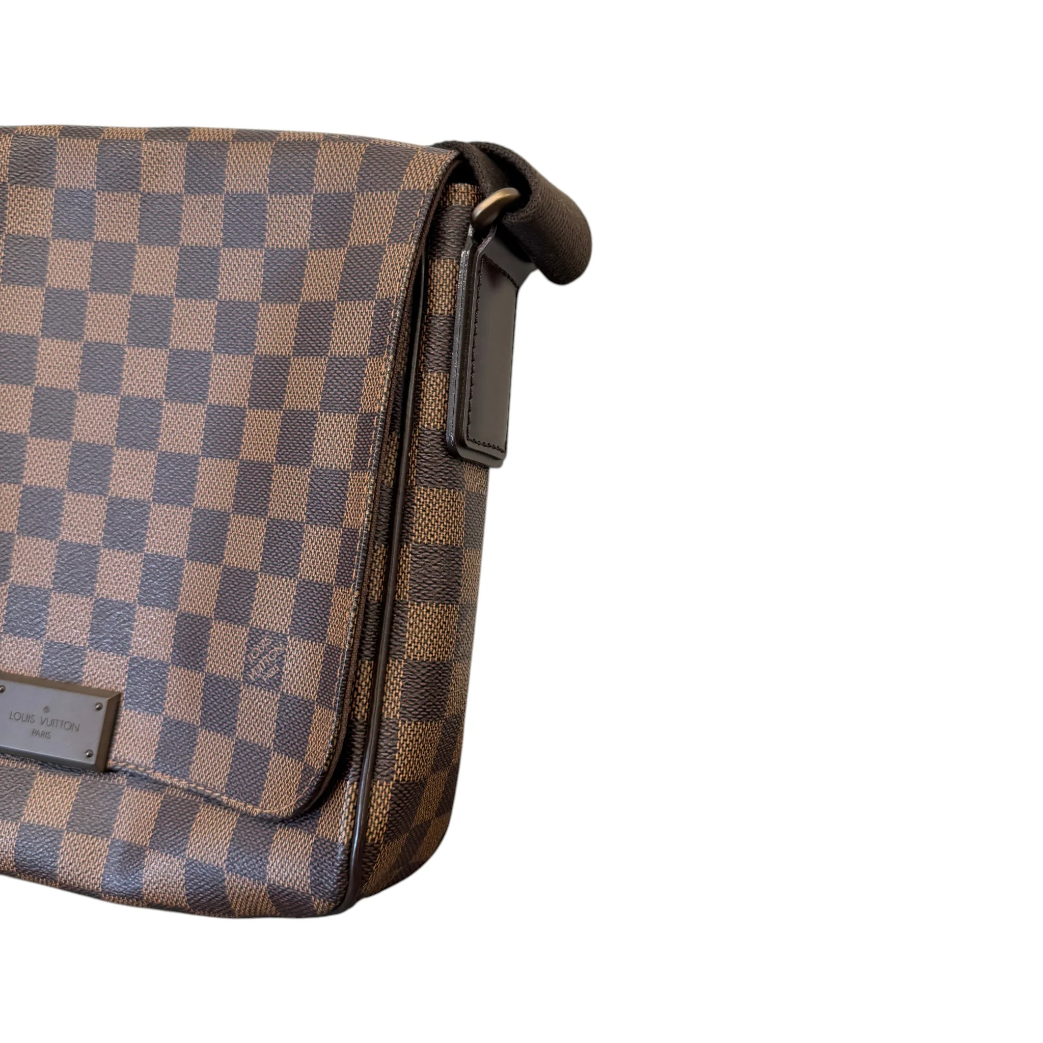 Men's Damier Ebene Canvas District Pm Messenger Bag Brown - Image 4