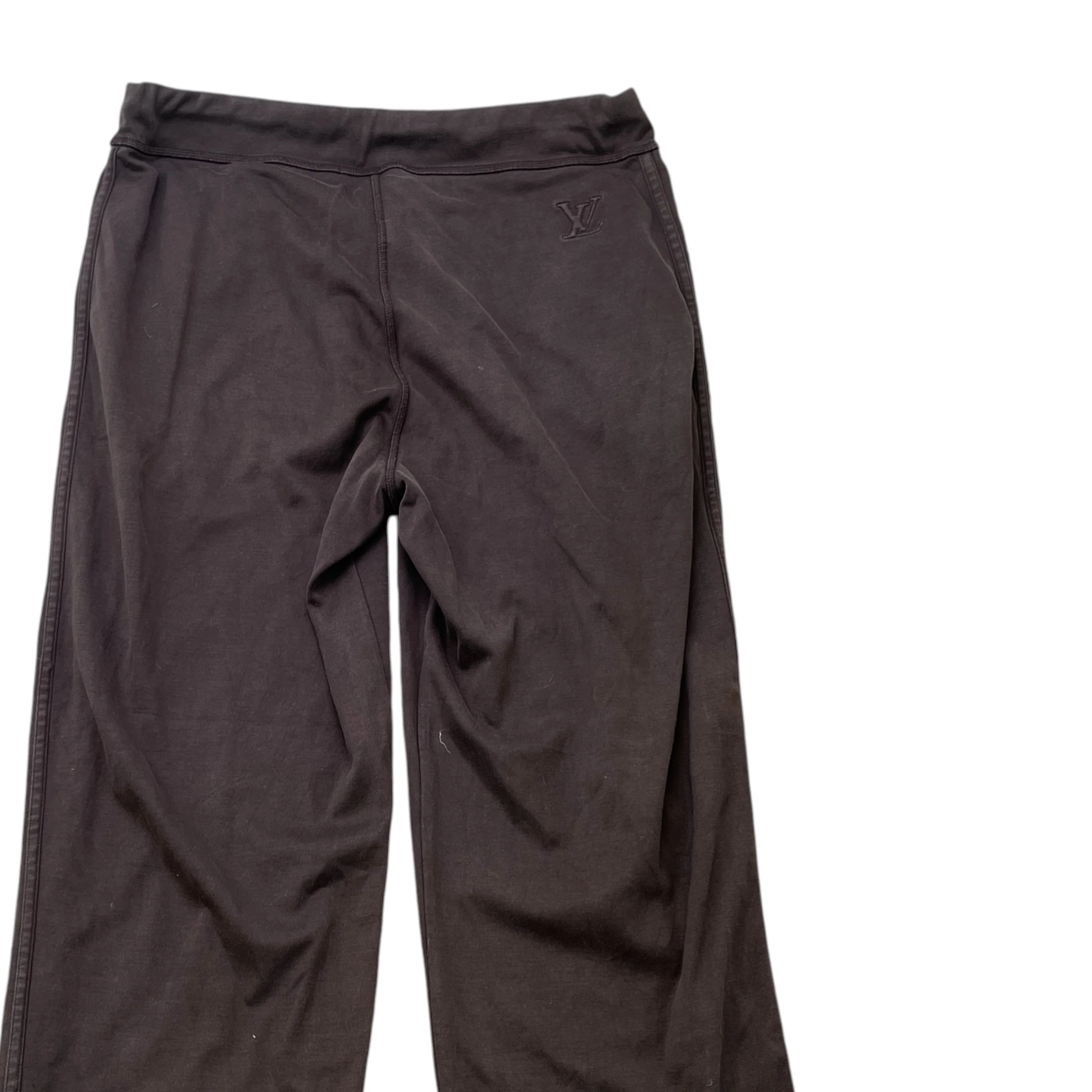 Men's Damier Ebene Lv Embossed Joggers Brown Size XL - Image 4