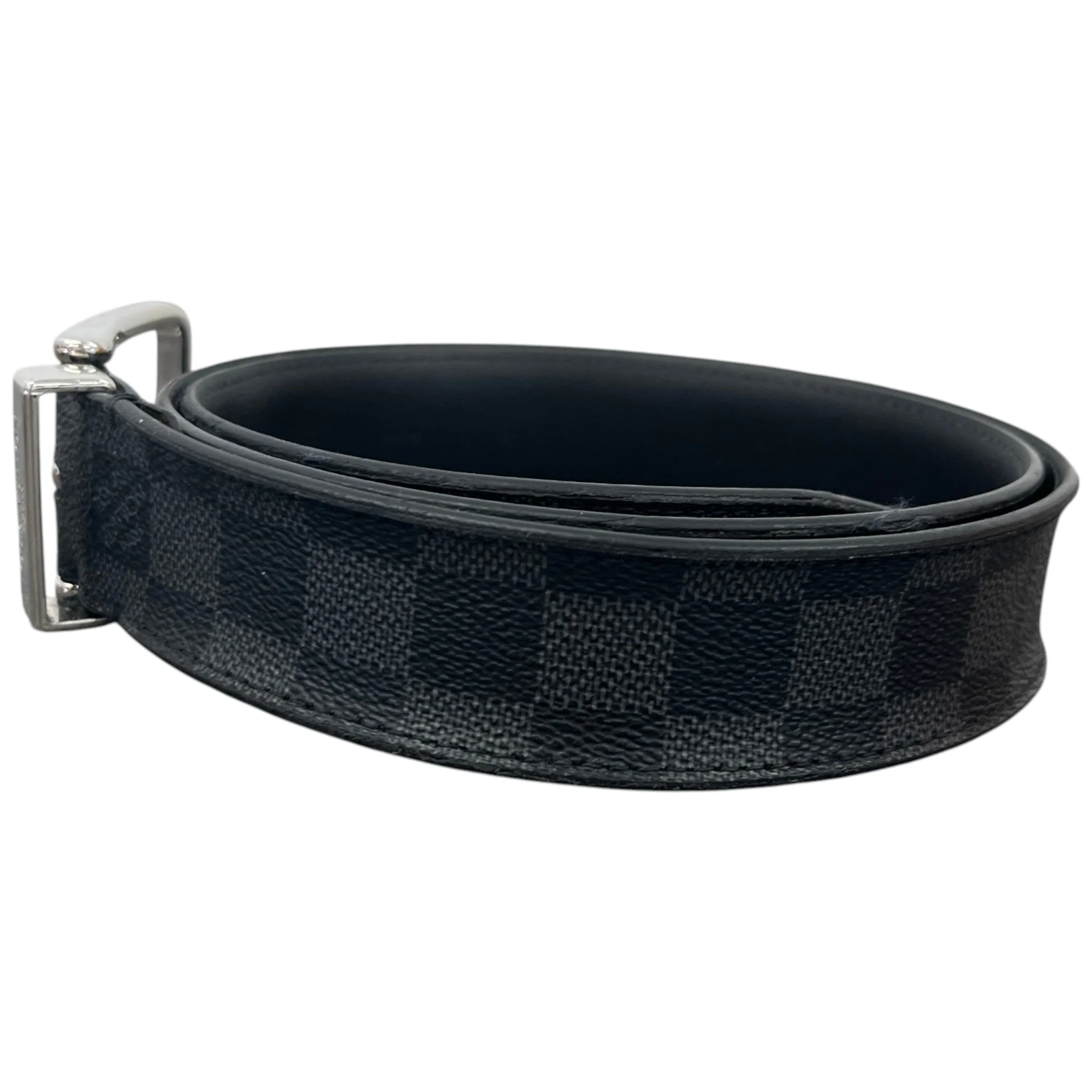Men's Damier Eclipse Belt Black Size Waist 38" - Image 3